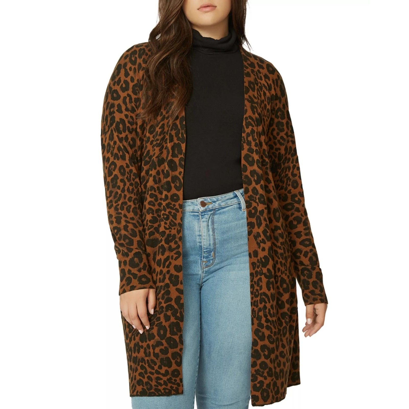 Sanctuary Lenox Leopard Print Open Cardigan Sweater in size XL Size XL / US 12-14 / IT 48-50 - 1 Thumbnail