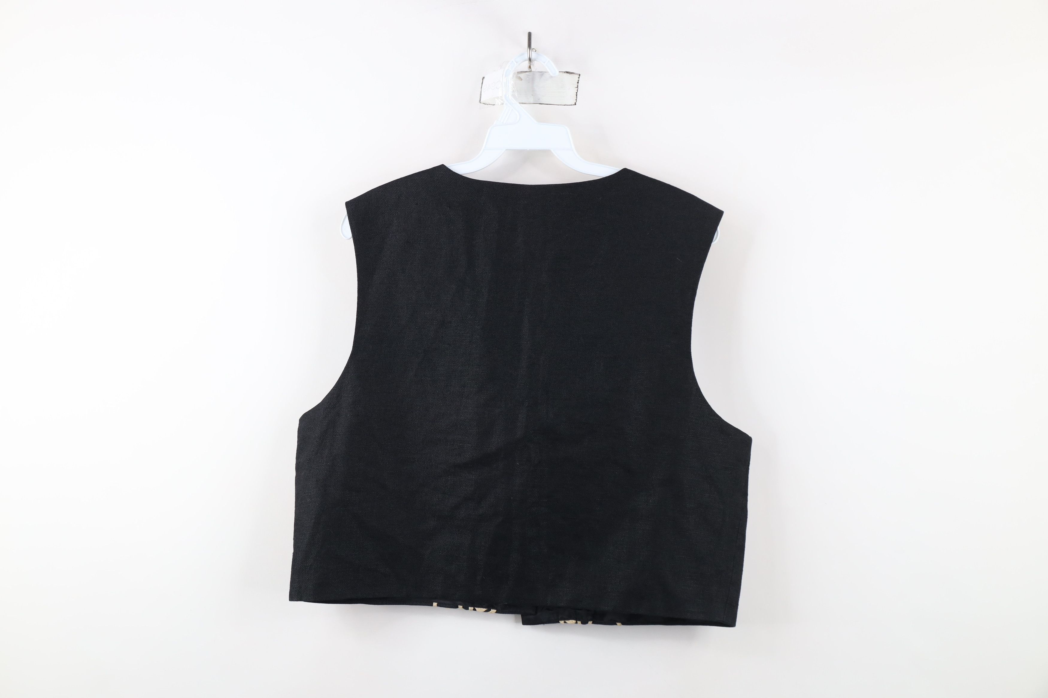 Vintage Vintage 90s Y2K Babydoll Streetwear Beaded Roped Vest Jacket Size L / US 10 / IT 46 - 10 Thumbnail