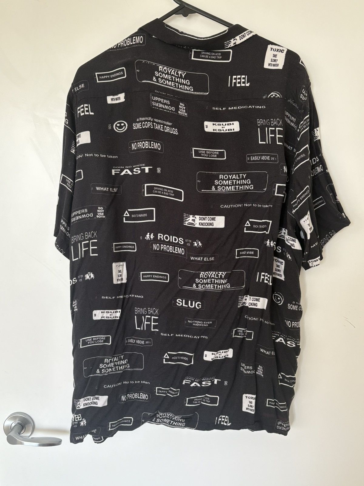 Ksubi Ksubi Short Sleeve Button Up Shirt Size US XL / EU 56 / 4 - 2 Thumbnail
