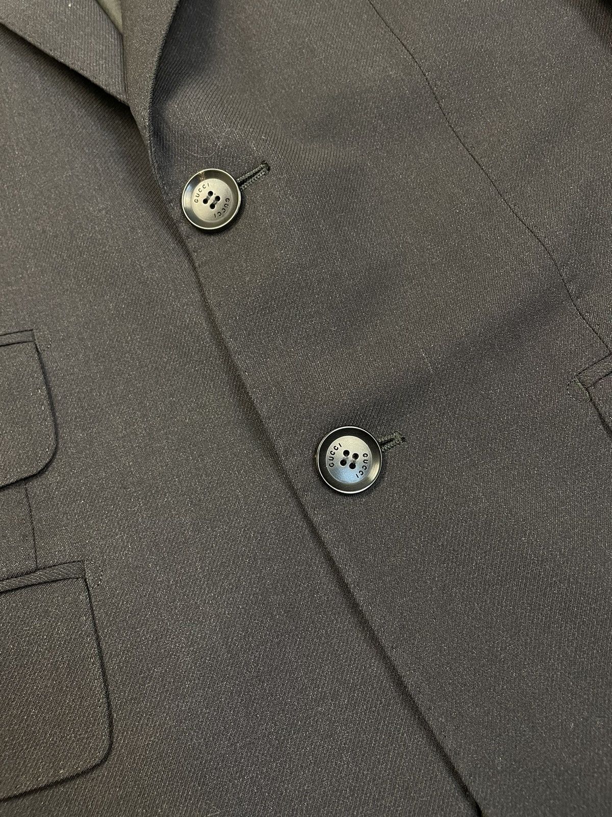 Gucci Gucci Men's Black Cotton uniform Suit with dustbag Size 44S - 7 Thumbnail