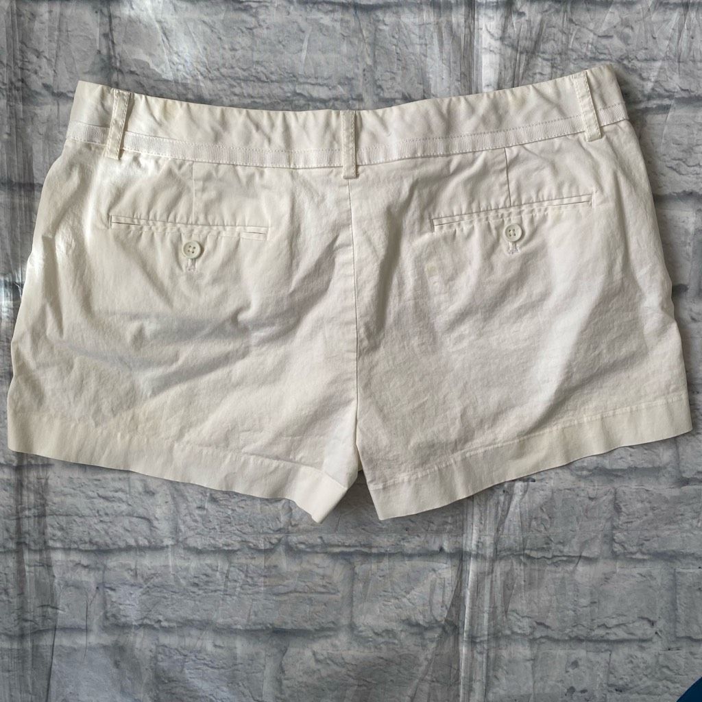 Express Express Design Studio editor women 10 cotton blend white chi Size 32" / US 10 / IT 46 - 7 Thumbnail