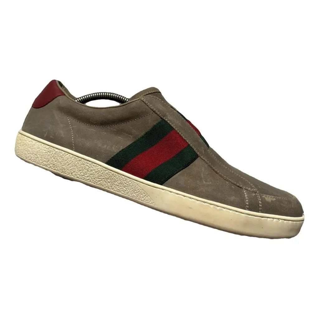 Gucci Gucci Slip On Shoes with pattern Size: 10 fit 44 Size US 11 / EU 44 - 1 Thumbnail