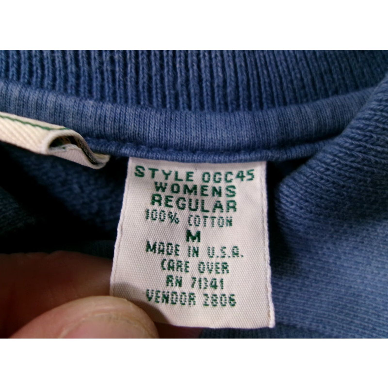 Vintage VINTAGE L.L. Bean Pullover Sweatshirt Women Medium Blue Y2K Outdoor Casual Menswear Size M / US 6-8 / IT 42-44 - 7 Thumbnail