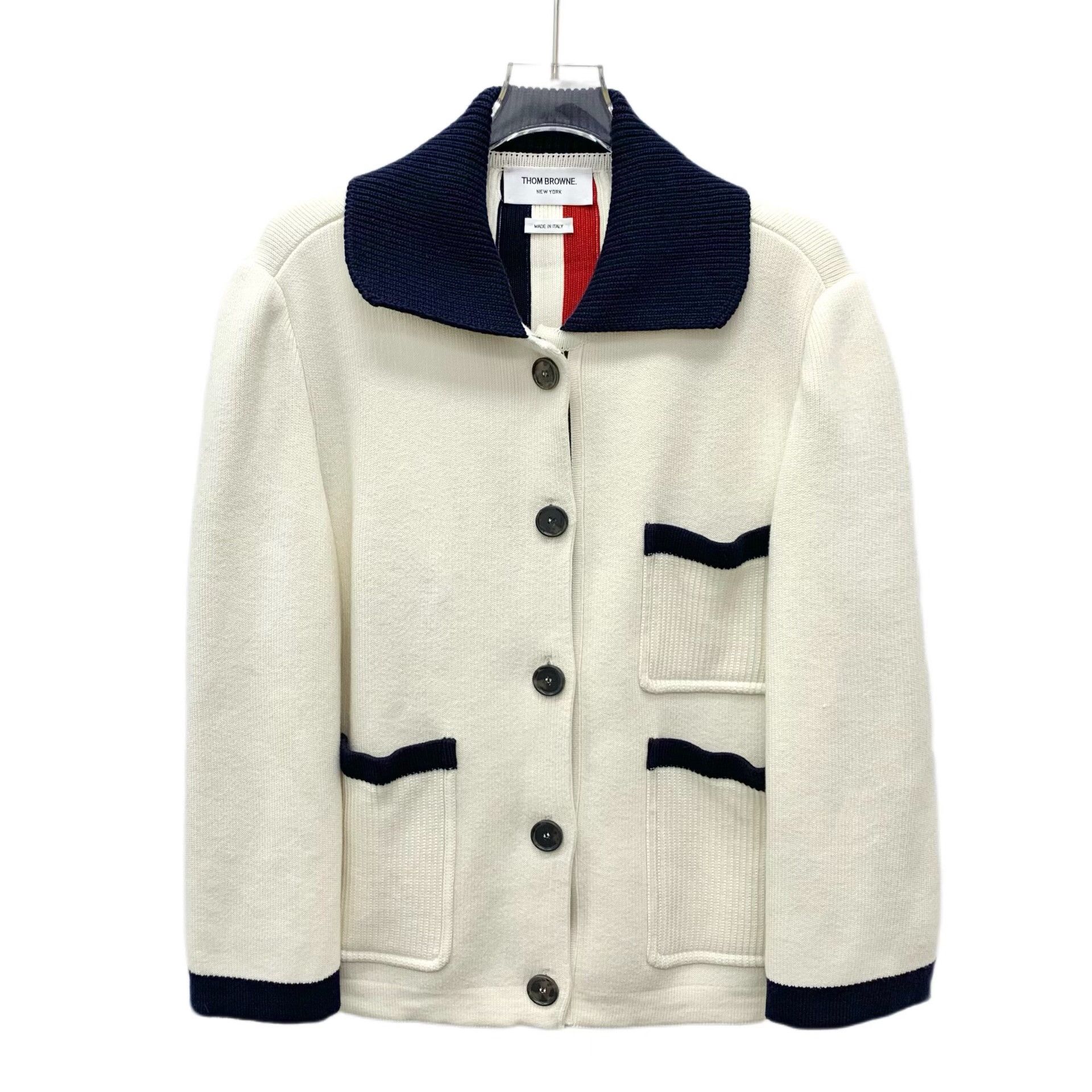 Thom Browne Thom Browne Cotton Brown Sweater L Women Size L / US 10 / IT 46 - 1 Thumbnail