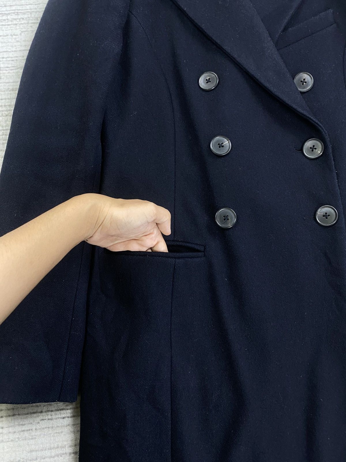 Designer × Joseph × Vintage Vintage Joseph Poland Double Breasted Wool Trench Coat Size US M / EU 48-50 / 2 - 8 Thumbnail