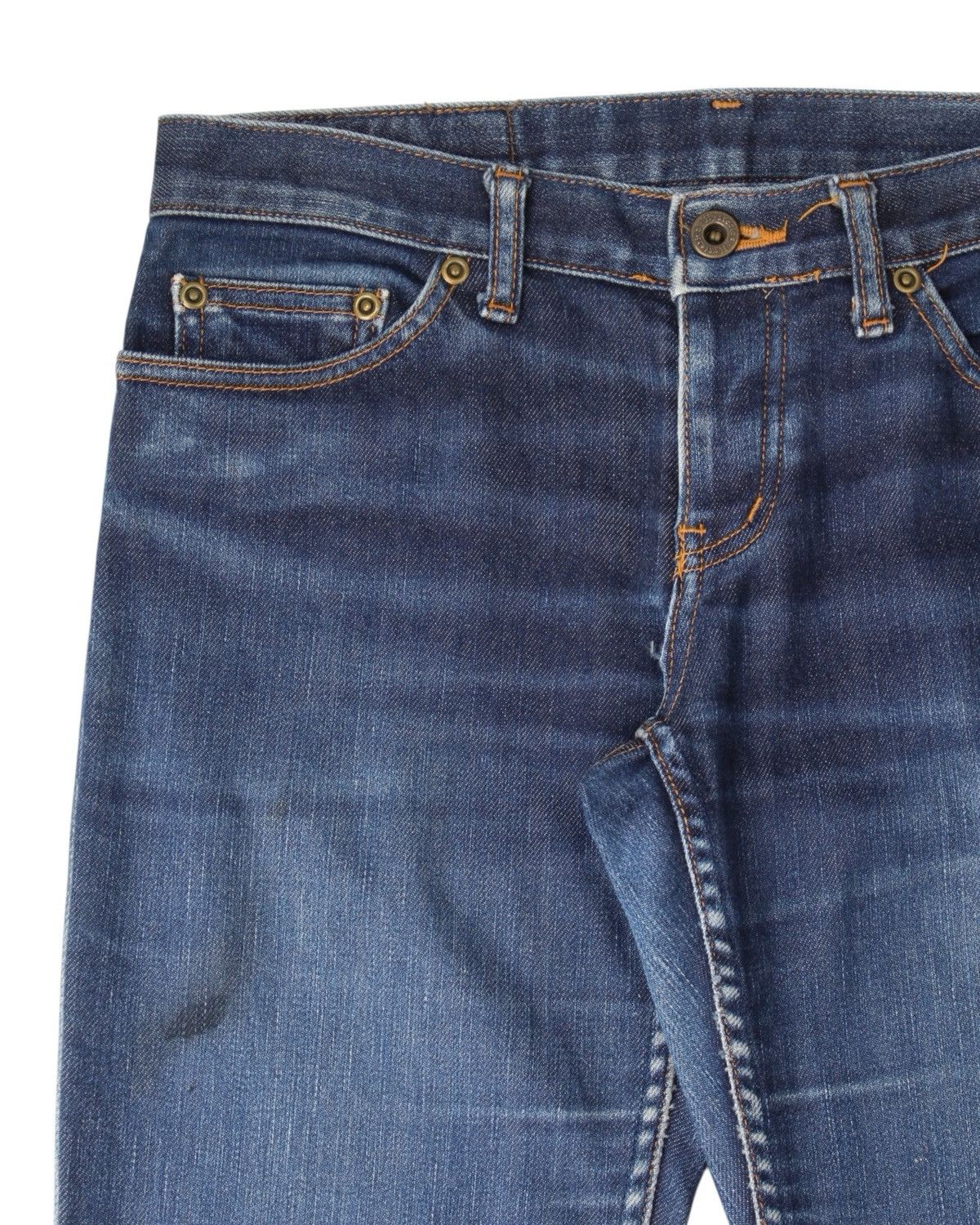 Hysteric Glamour 2000S HYSTERIC GLAMOUR RAW BLUE STRAIGHT DENIM JEANS Size US 28 / EU 44 - 3 Thumbnail