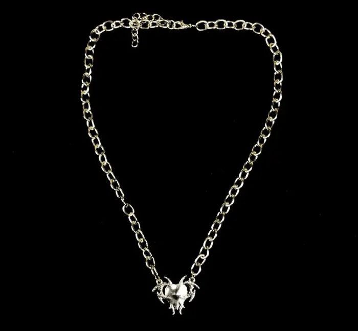 Jewelry Crystal Heart Chain Necklace Size ONE SIZE - 5 Thumbnail