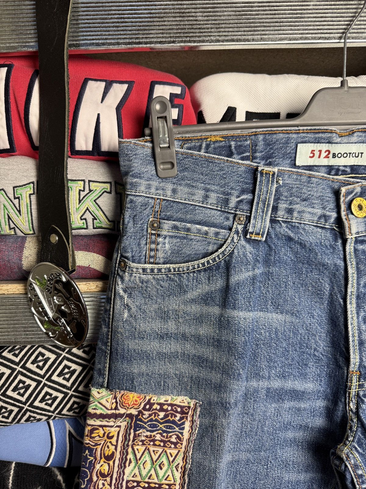 Levi's Levis 512 Jeans Hand Made Shorts Size US 33 - 4 Thumbnail