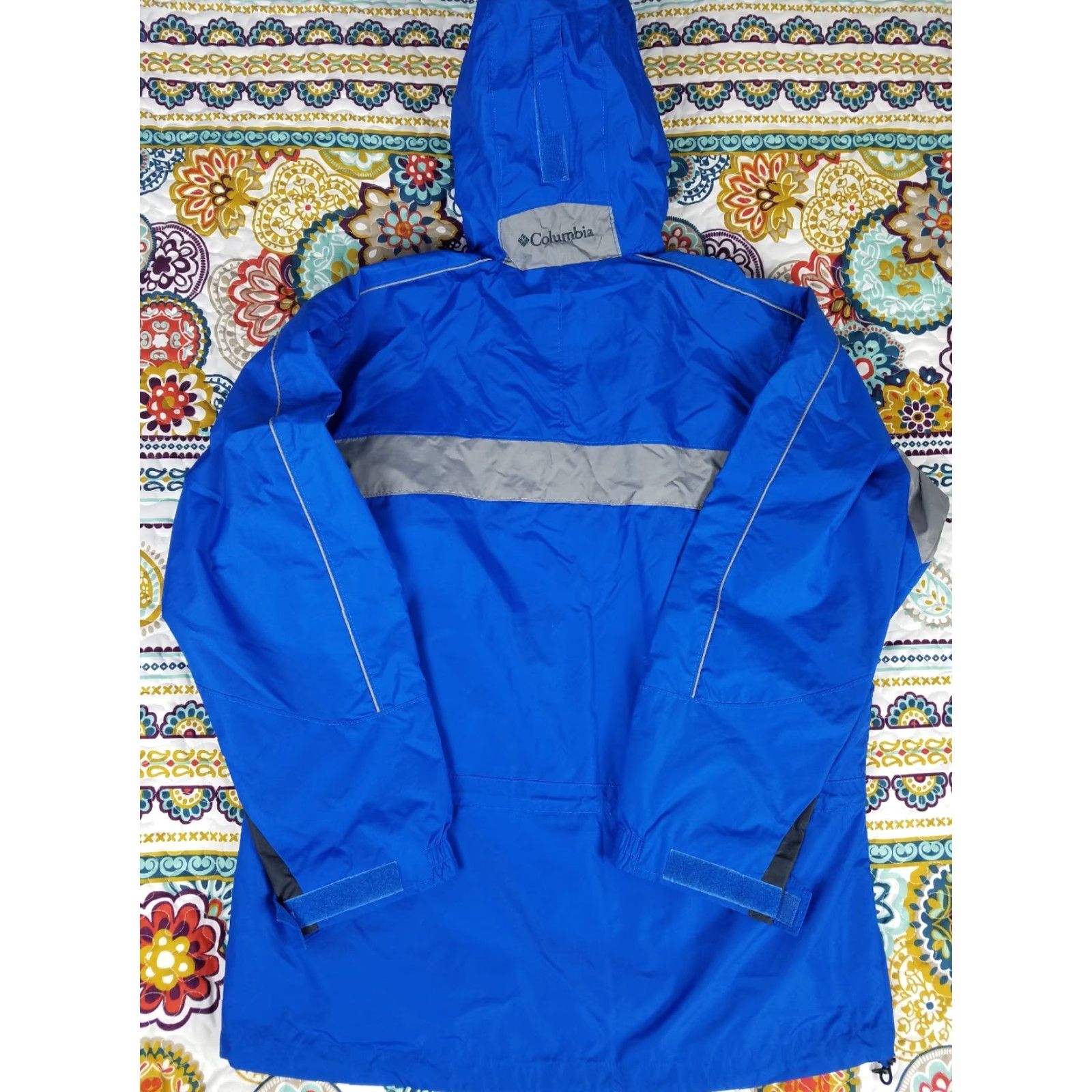 Vintage VINTAGE Columbia Sportswear Hoodie Windbreaker Rain Jacket Mens M Aqua Blue Windbreaker Blue 90s Mens Size US M / EU 48-50 / 2 - 4 Thumbnail