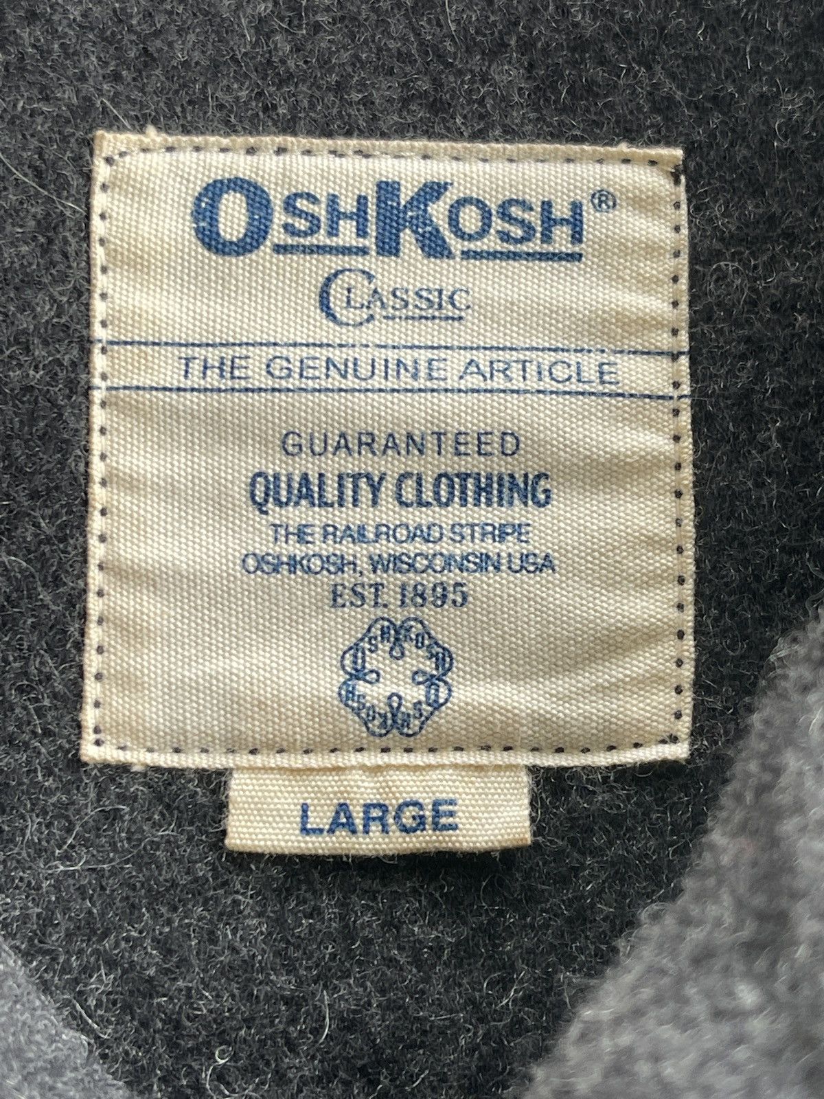 Oshkosh Vintage Oshkosh Wool Mackinaw Jacket Size US L / EU 52-54 / 3 - 6 Thumbnail