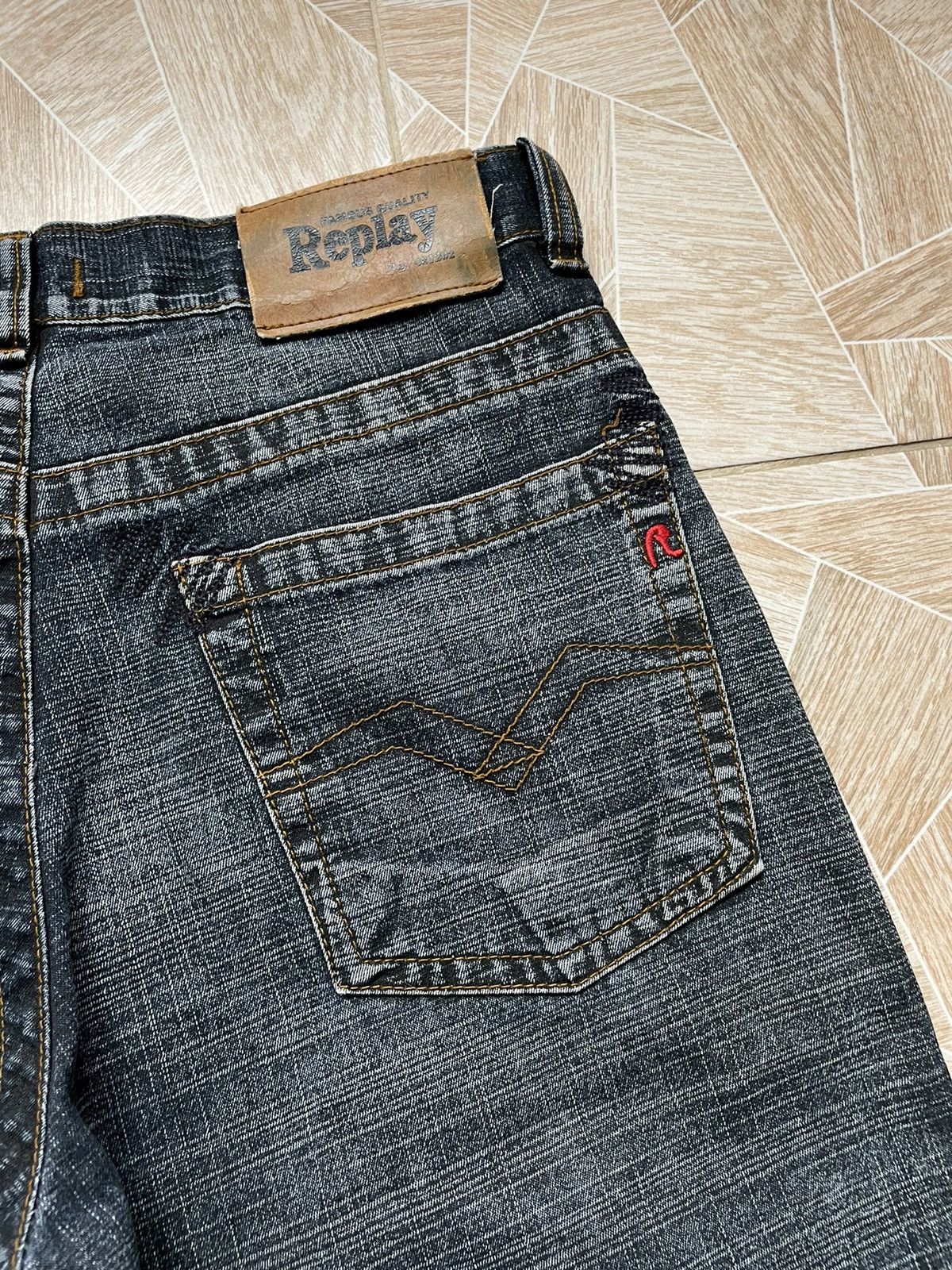Japanese Brand × Replay × Vintage Y2K Archive Rare Italy Designers Vintage Replay Denim Jeans Size US 31 - 4 Thumbnail