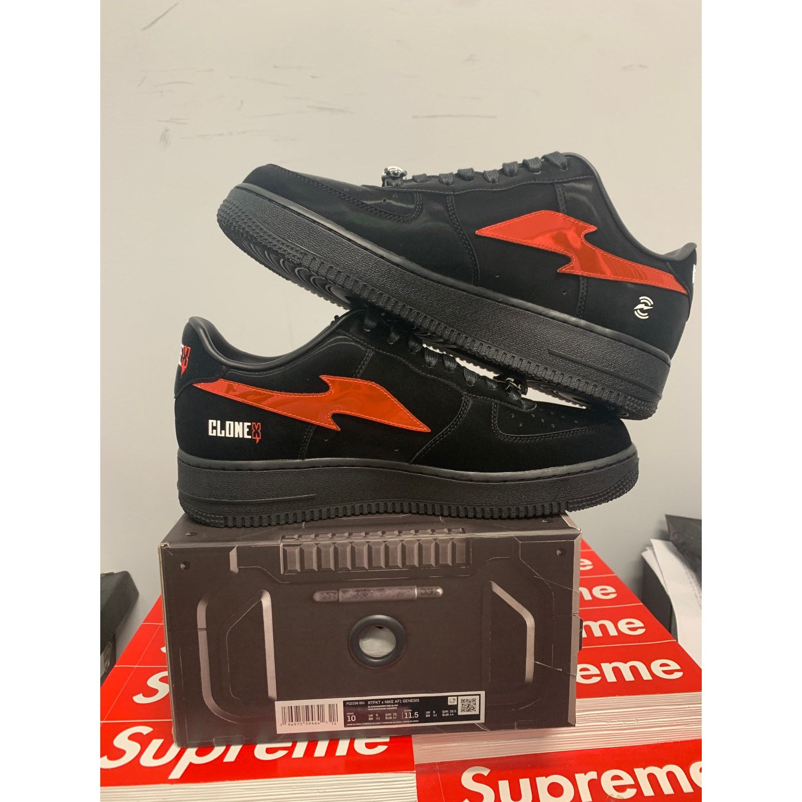 Nike Nike Air Force 1 Low RTFKT Clone X Genesis Size 10 SHIPS NOW Size US 10 / EU 43 - 5 Thumbnail