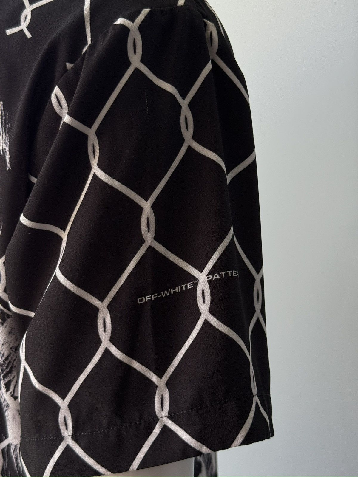 Off-White Off White Broken Fences Collar Shirt Size US M / EU 48-50 / 2 - 12 Thumbnail