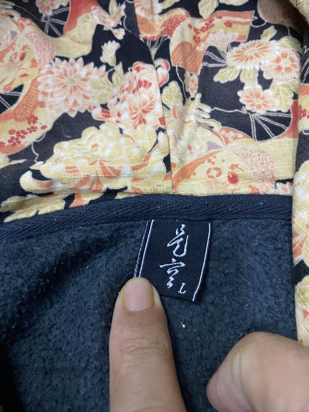 Japanese Brand Seku By Studio Hiro Japanese Classic Koi Zipper Hoodie Size US L / EU 52-54 / 3 - 13 Thumbnail