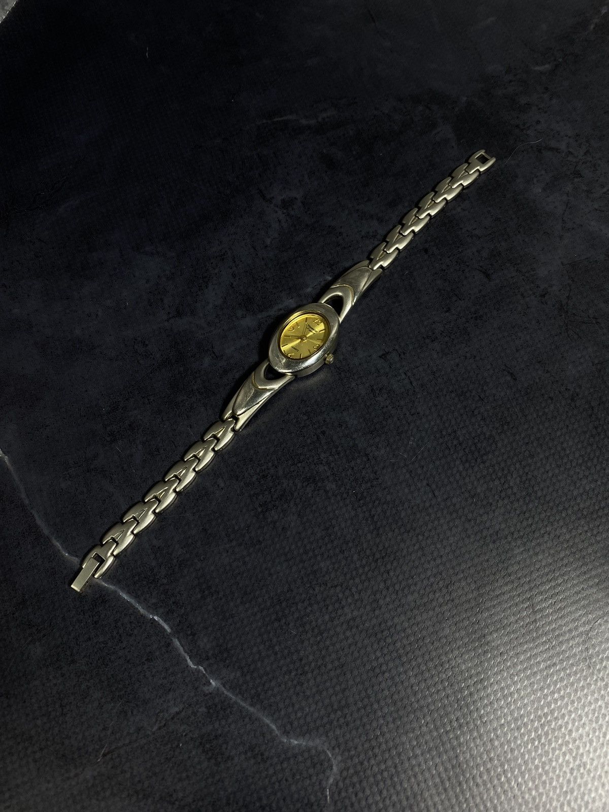 Jewelry Vintage Timestar Quartz Bracelet Watch | Gold Dial Size ONE SIZE - 1 Thumbnail