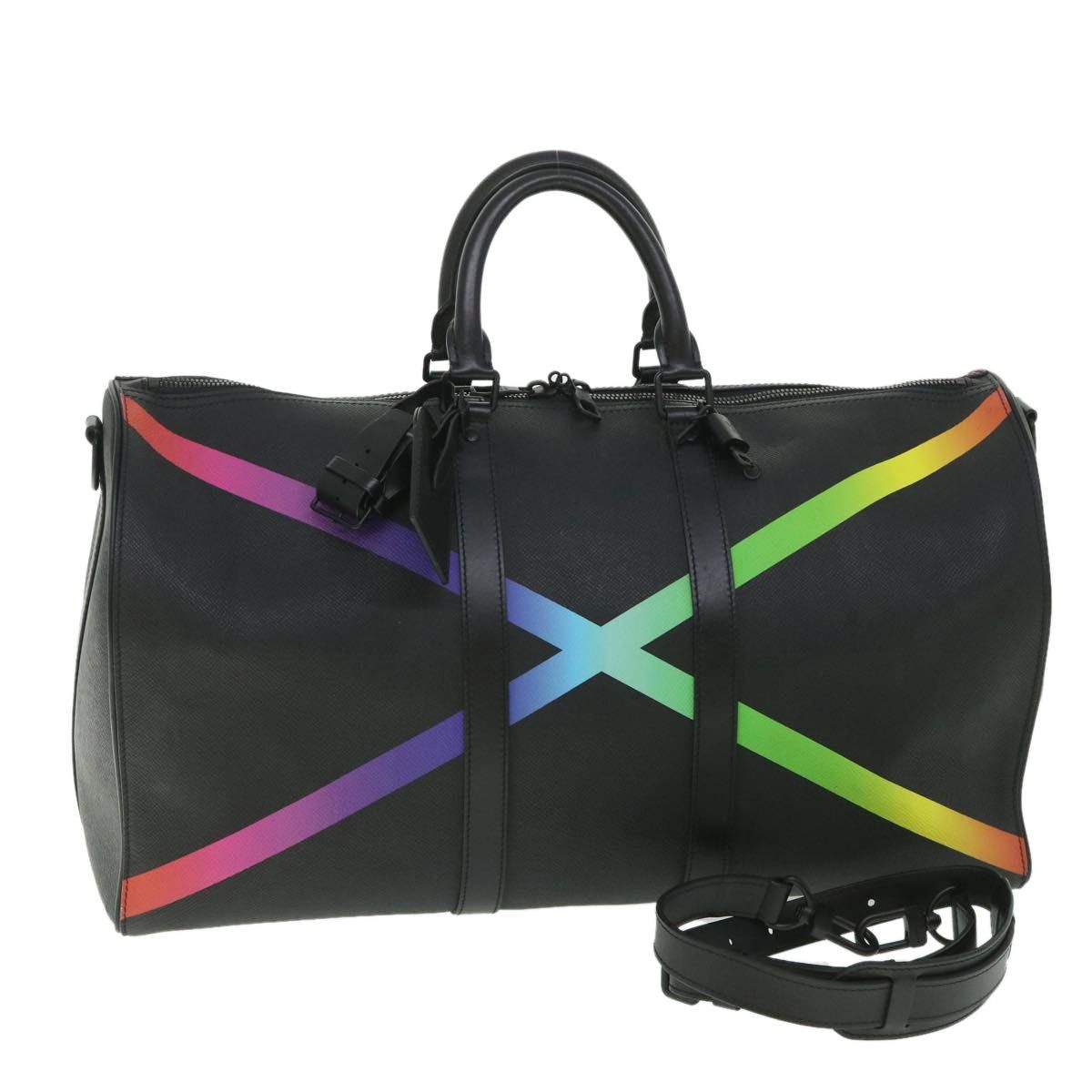 Louis Vuitton LOUIS VUITTON Taiga Rainbow Keepall Bandouliere 50 Boston Size ONE SIZE - 1 Thumbnail