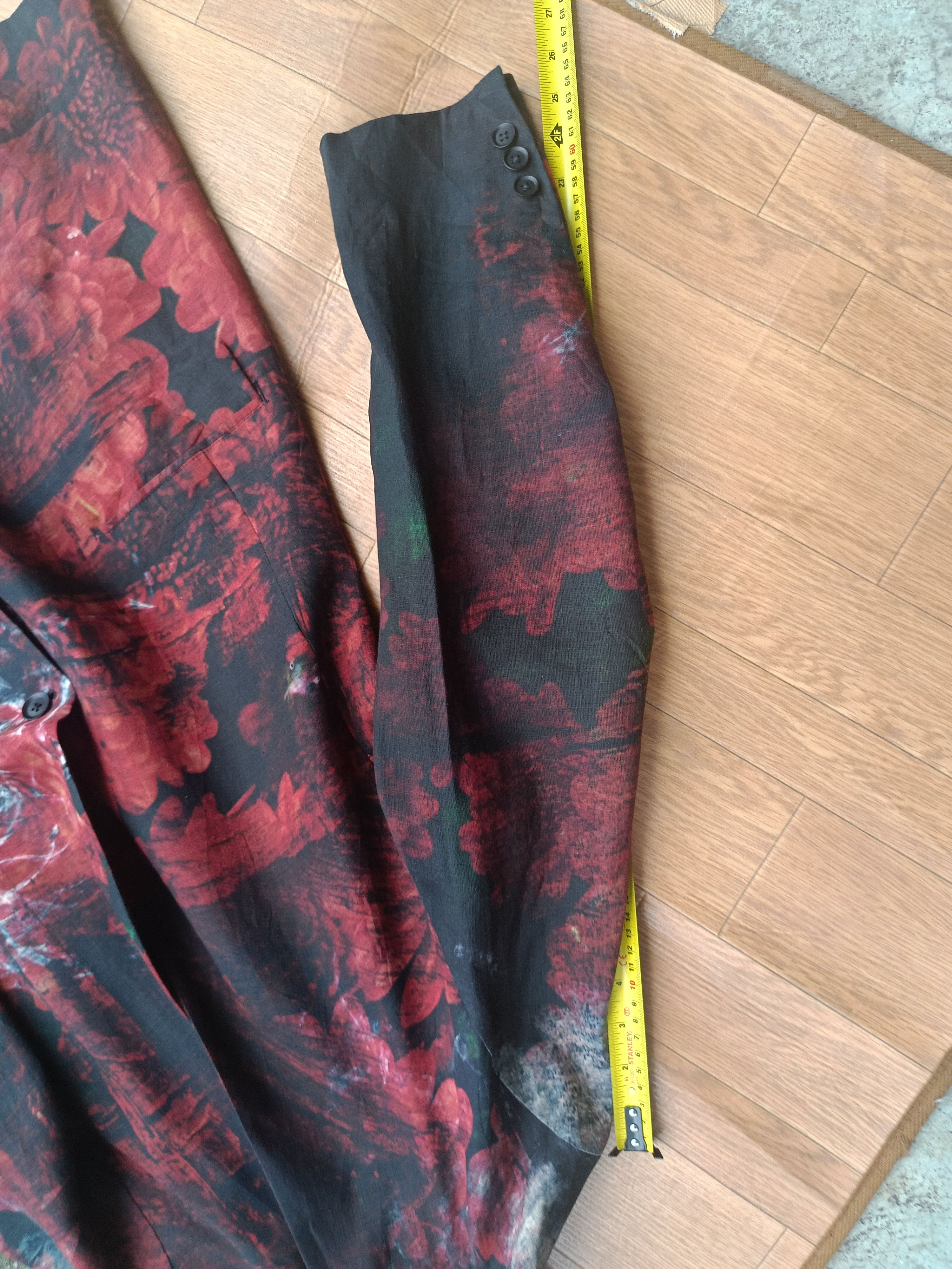 Ground Y SS2023 GROUNDY BY YOHJI YAMAMOTO FIREWORKS COLLARLESS JACKET Size US M / EU 48-50 / 2 - 13 Thumbnail