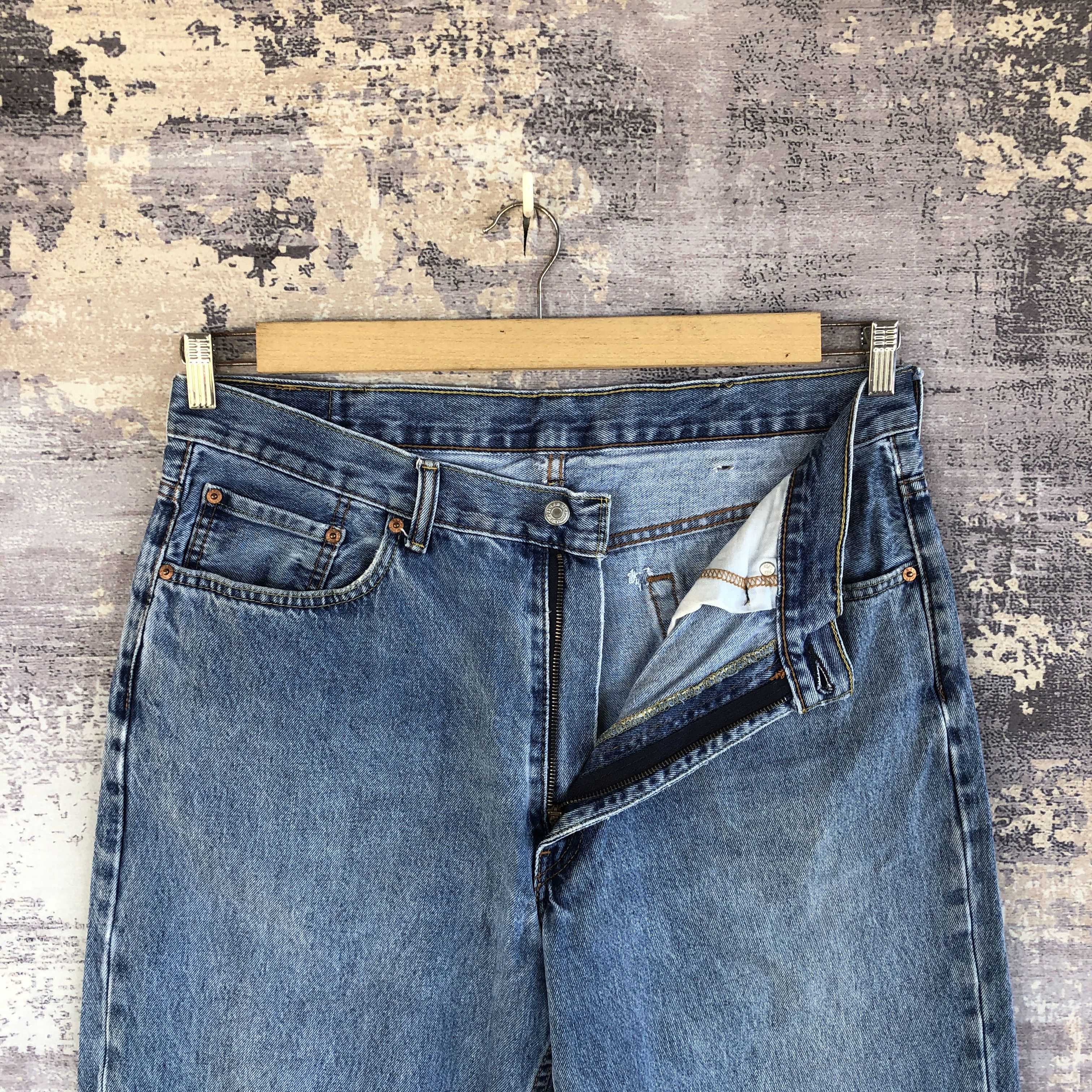 Levi's Vintage Levis Stone Wash Jeans Levis 505 Faded Denim Size US 36 / EU 52 - 5 Thumbnail