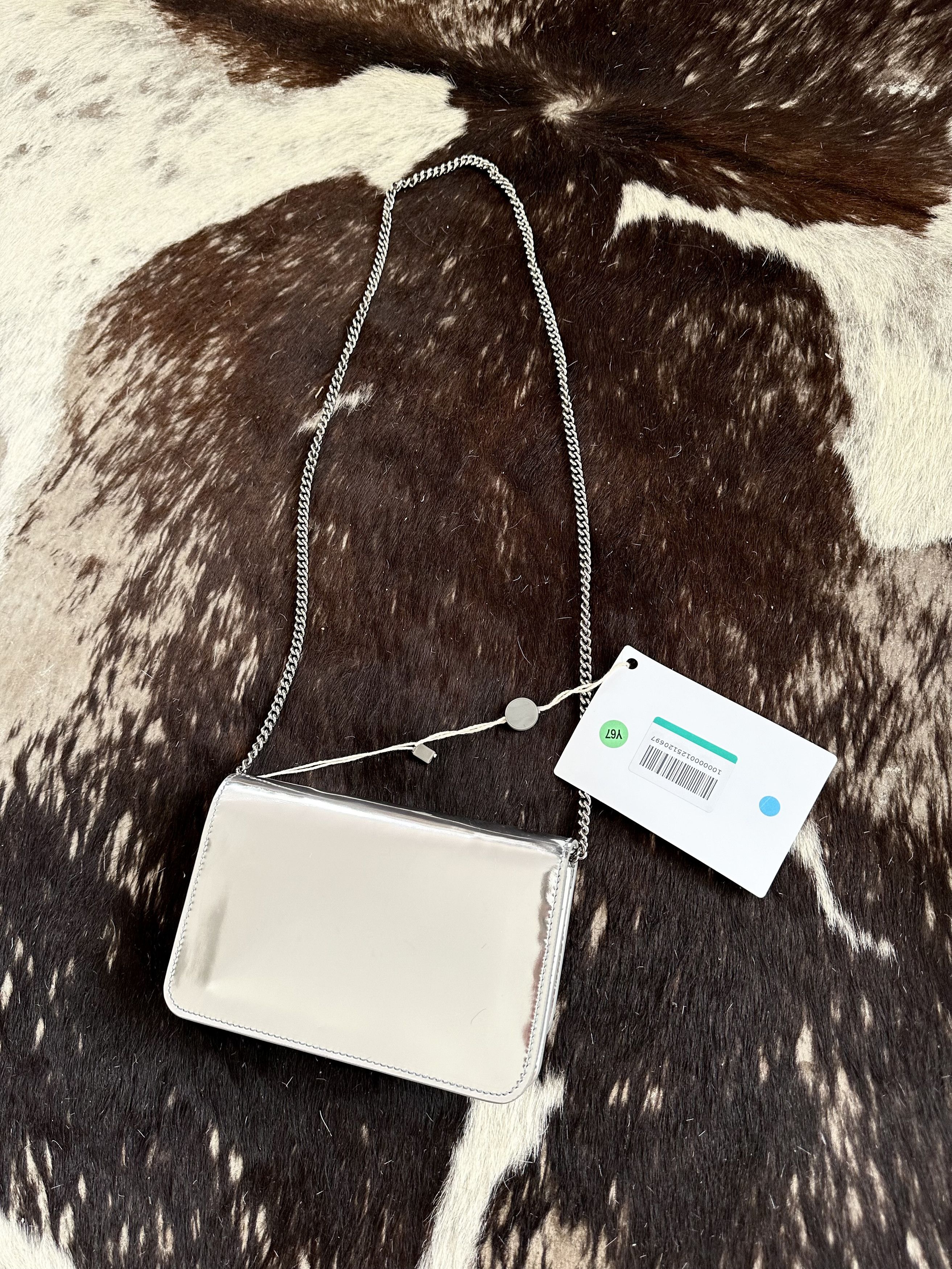 Calvin Klein 205W39NYC × Raf Simons SILVER LOGO EMBOSSED MINI CROSSBODY BAG Size ONE SIZE - 5 Thumbnail