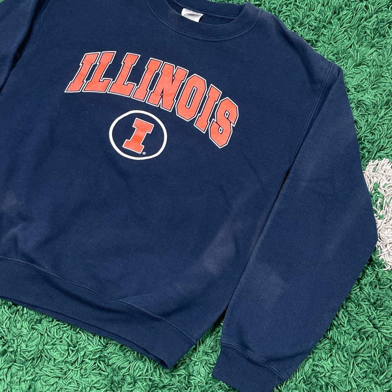 Gildan Vintage Illinois Fighting Illini Sweatshirt Sweater Crewneck Size US S / EU 44-46 / 1 - 4 Thumbnail