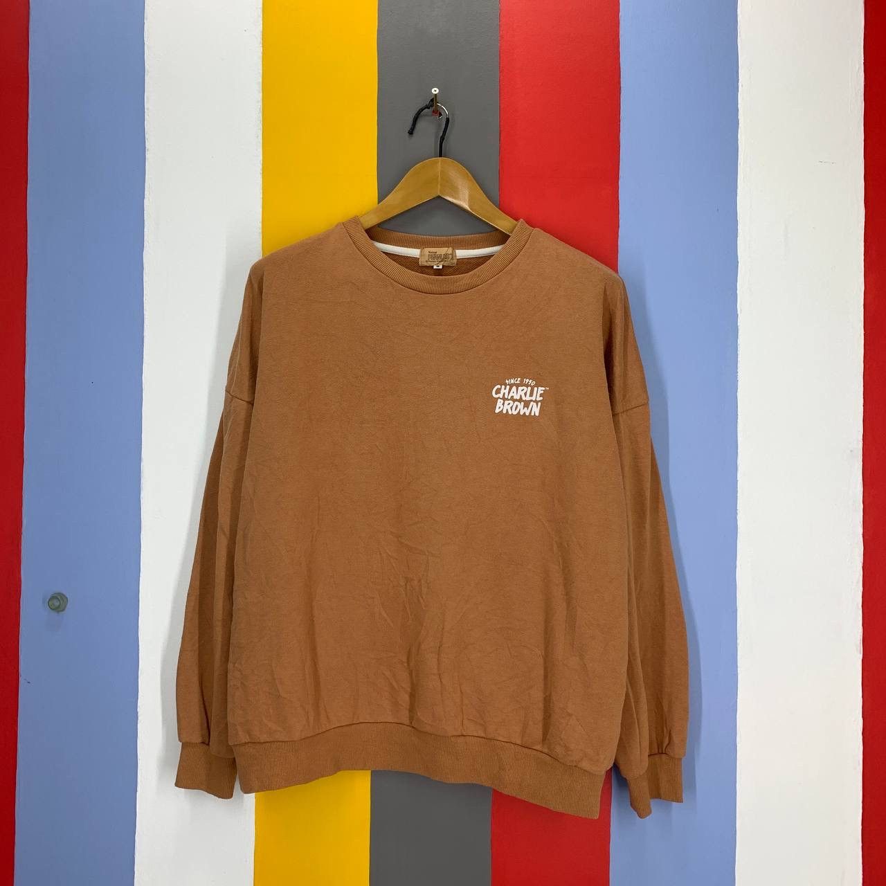 Peanuts CHARLIE BROWN Crew Neck Sweatshirt #2133/18 Size US M / EU 48-50 / 2 - 3 Thumbnail