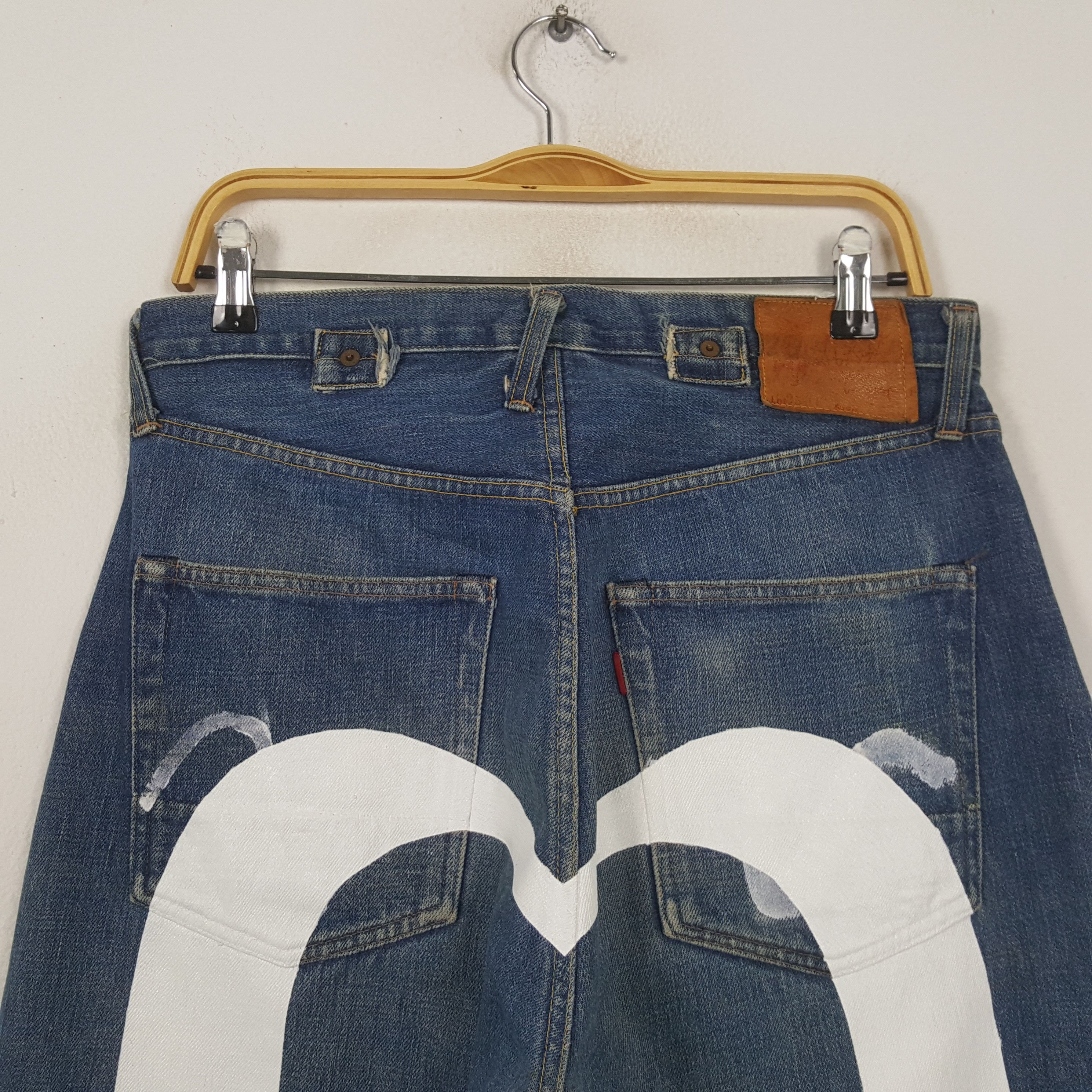 Evisu Vintage Evis Japanese Brand Daicock Custom Style Jeans RR10 Size US 32 / EU 48 - 2 Thumbnail