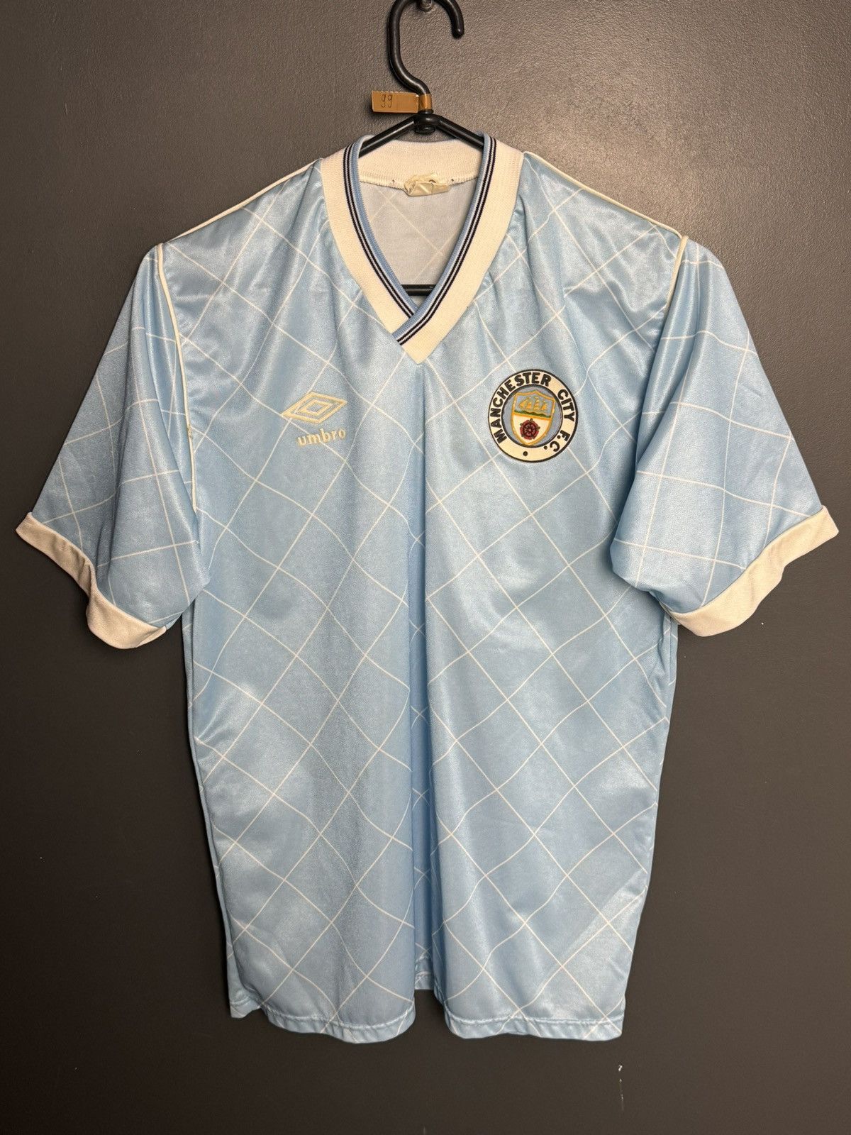 Umbro Manchester City 88/89 Home Football Jersey Size US M / EU 48-50 / 2 - 1 Thumbnail