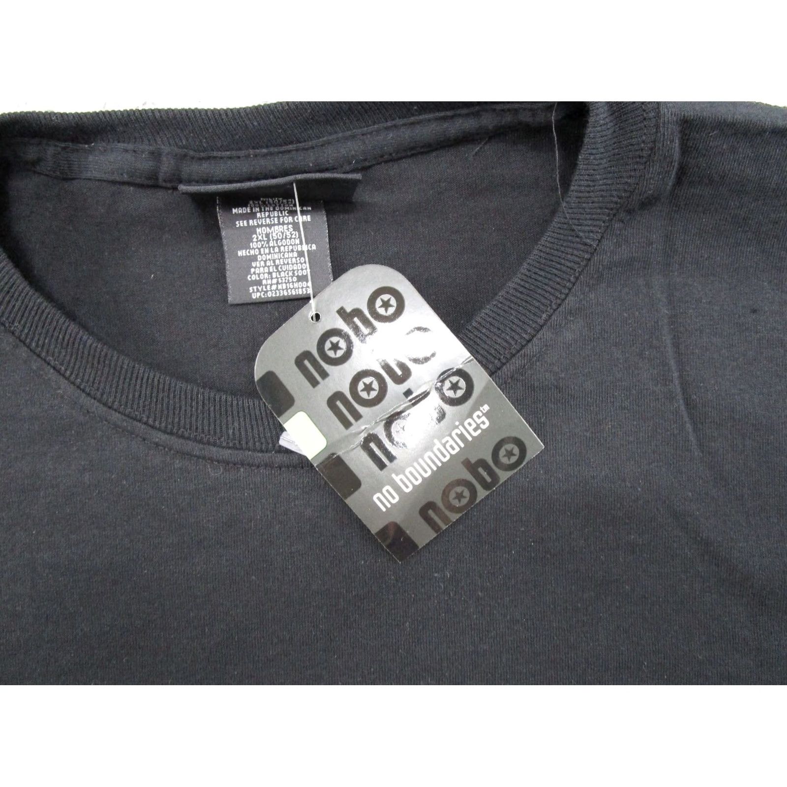 Vintage VINTAGE No Boundaries Shirt Mens 2XL Black Cotton Crew Neck Short Sleeve Y2K 2000s New Size US XXL / EU 58 / 5 - 3 Thumbnail