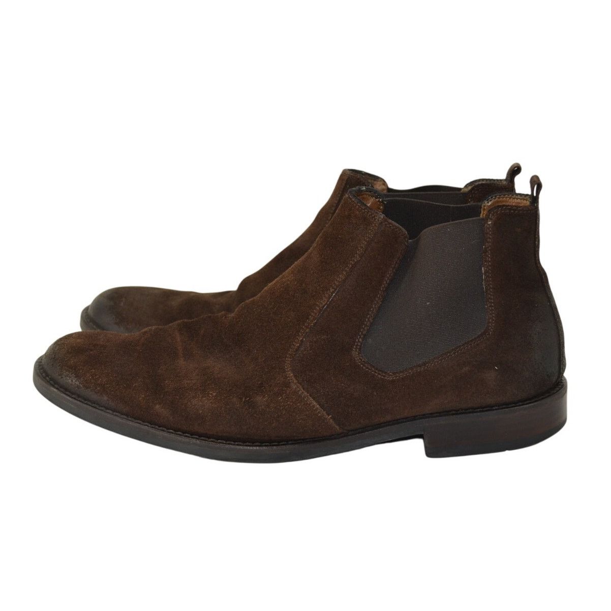 Johnston & Murphy Mens Brown Suede Chelsea Boots Size 12M KSU 9046 Men main image 4