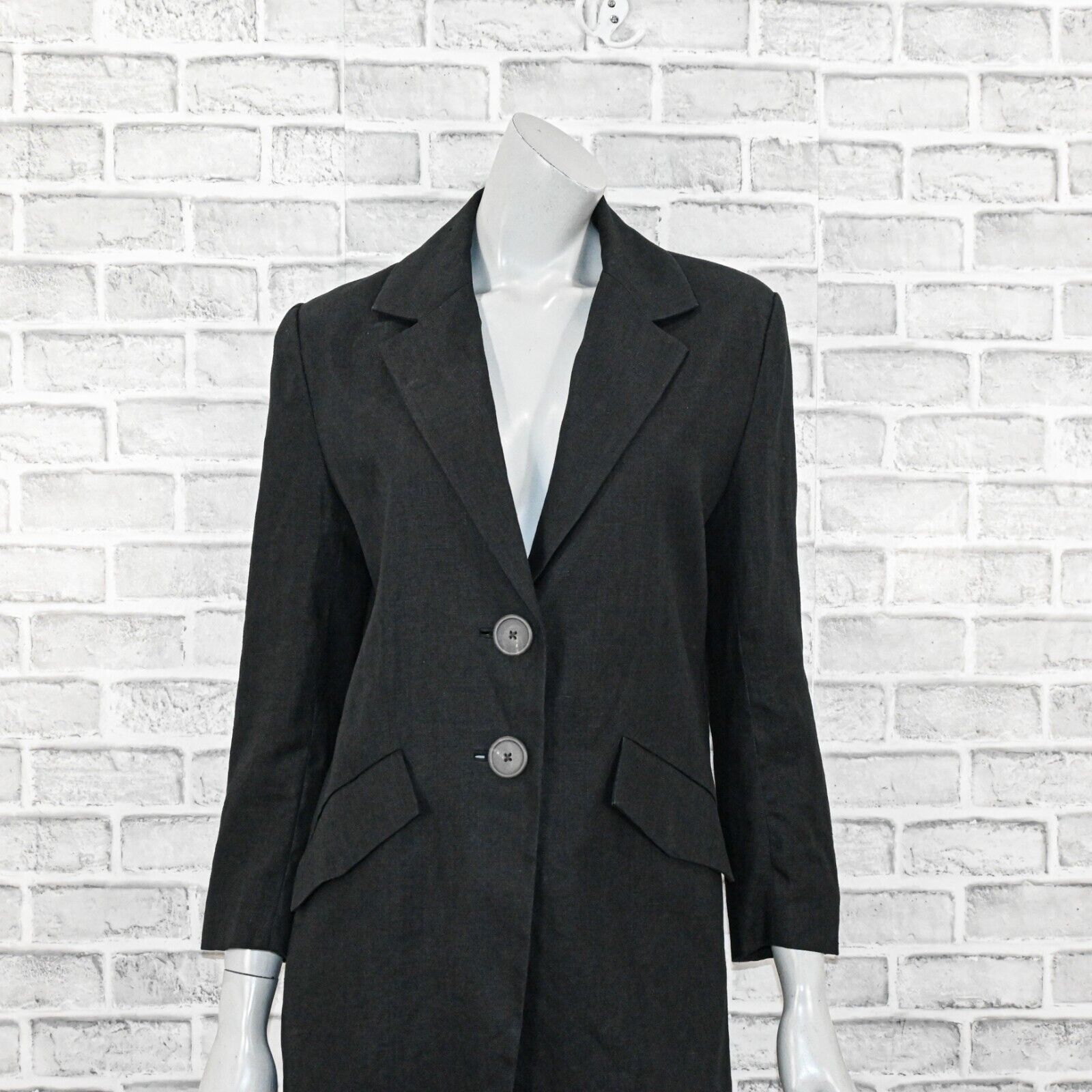 Mara Hoffman MARA HOFFMAN Women's Tatum Blazer Jacket lightweight hemp Size XS / US 0-2 / IT 36-38 - 9 Thumbnail