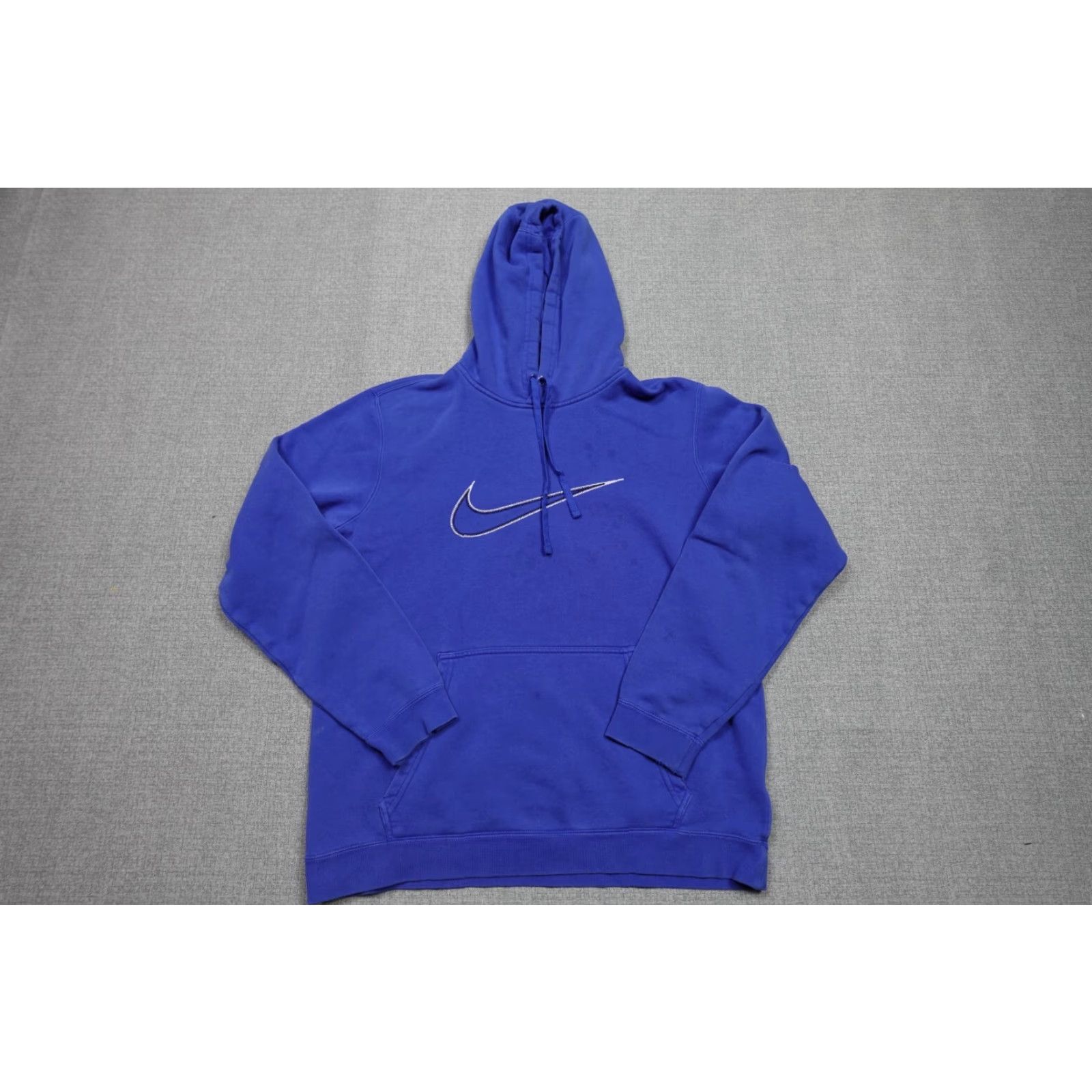 Nike Nike Sweatshirt Mens Large Blue Pullover Hoodie Dri-Fit NSW Swoosh Logo Golf? Size US L / EU 52-54 / 3 - 2 Thumbnail