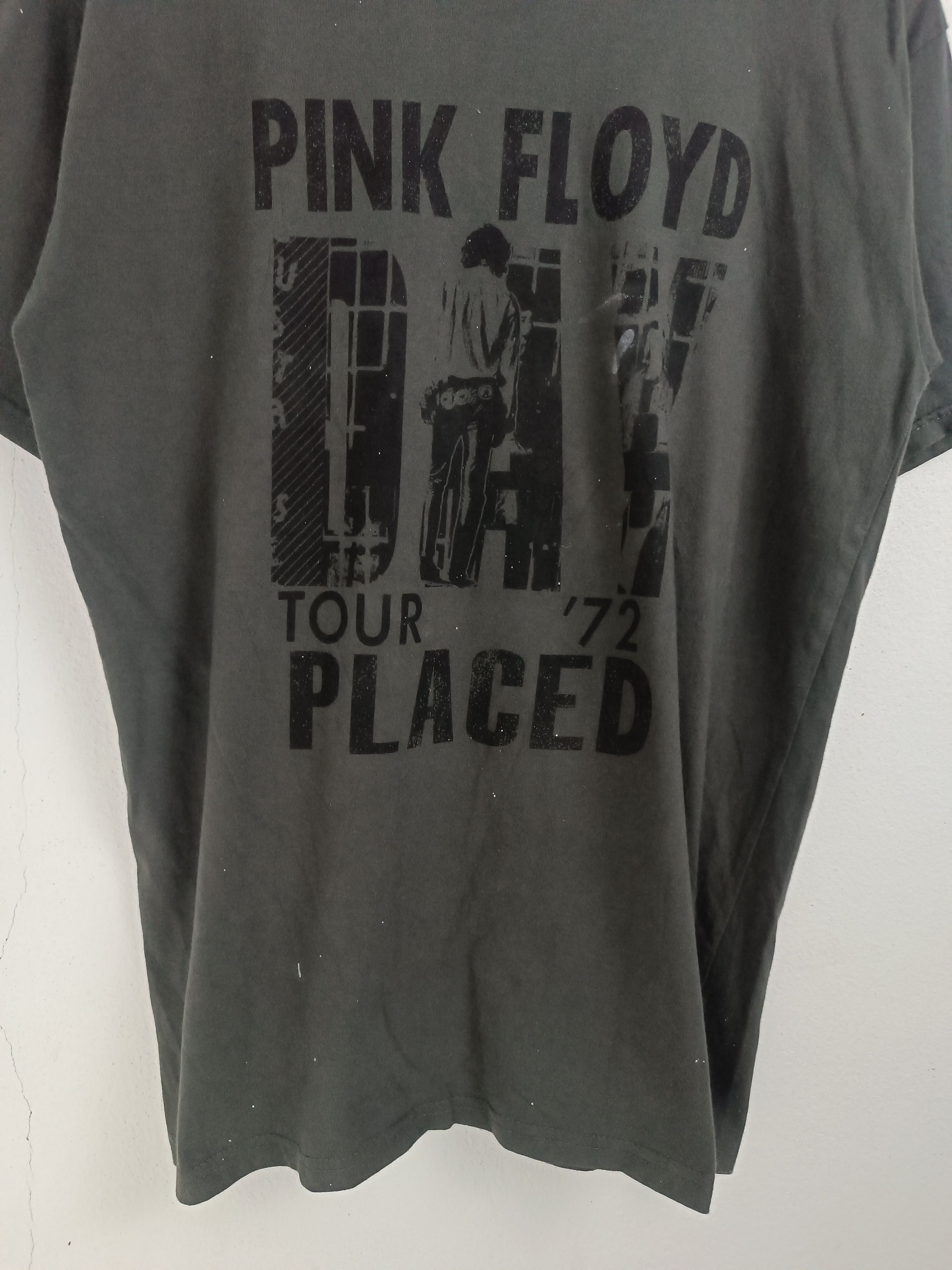Band Tees VINTAGE PINK FLOYD TOUR PLACED '72 PAINT SPLATTER TEE rock Size US M / EU 48-50 / 2 - 7 Thumbnail