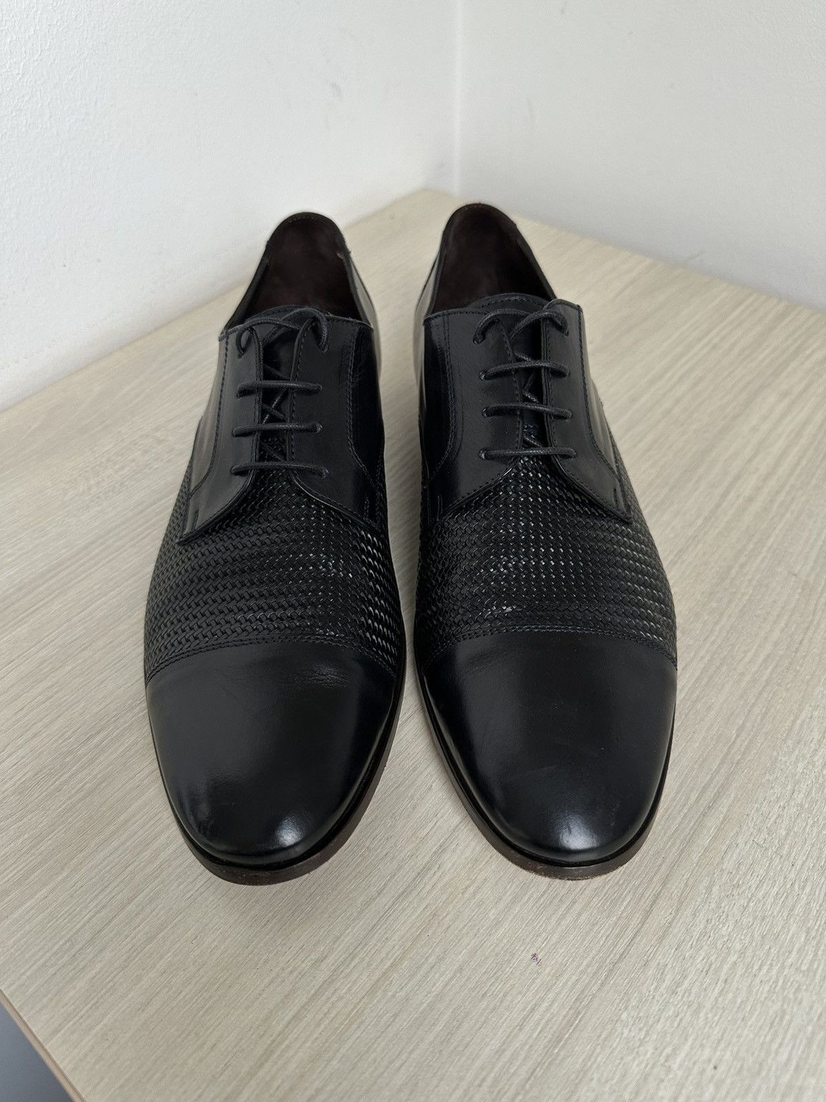 Canali Canali Leather Oxford Shoes Size US 8 / EU 41 - 2 Thumbnail
