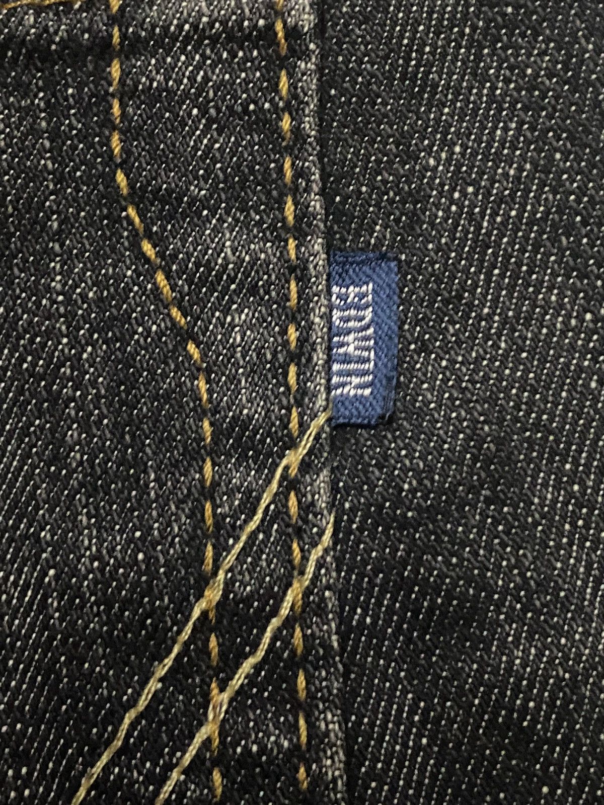 Edwin Vintage Edwin 404 International Basic Black Denim Baggy Jean Size US 39 - 9 Thumbnail