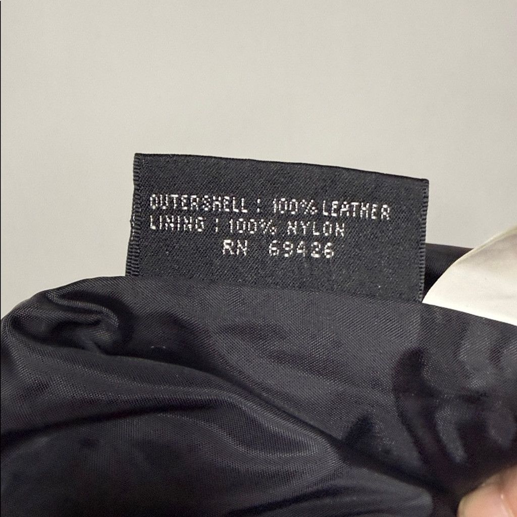 Wilsons Leather Wilson's leather black 100% leather pants straps on leg 28 Size 28" / US 6 / IT 42 - 8 Thumbnail