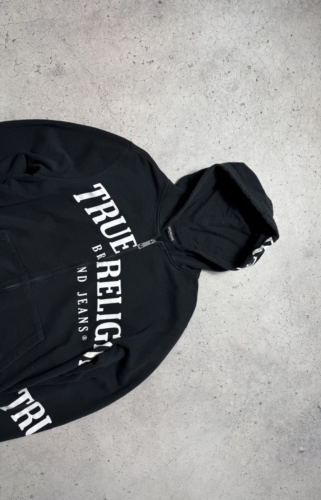 True Religion True Religion Monogram Full Zip Hoodie Black Size US L / EU 52-54 / 3 - 4 Thumbnail