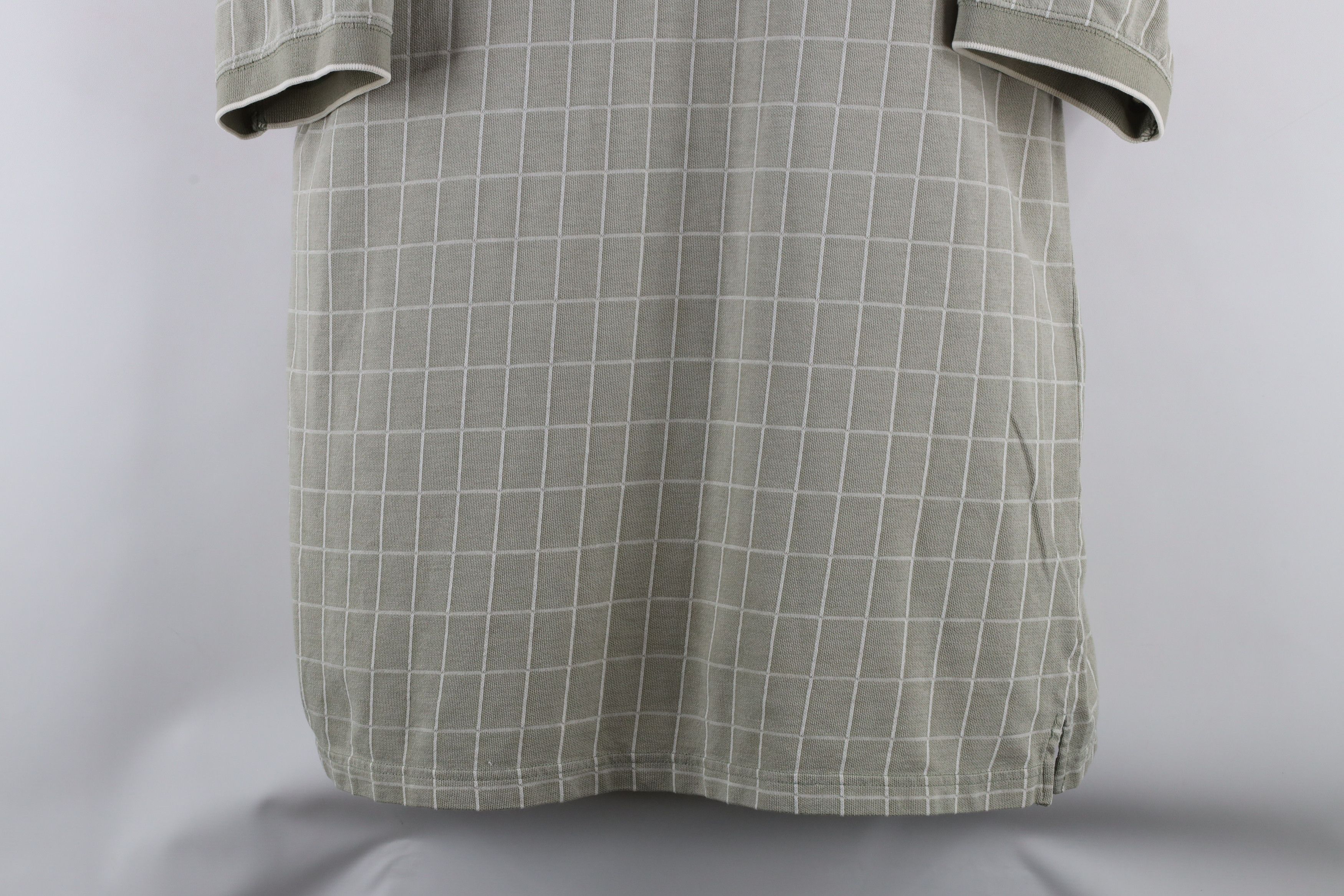 Vintage Vintage 90s Streetwear Knit Collared Polo Shirt Checkered Size US L / EU 52-54 / 3 - 3 Thumbnail