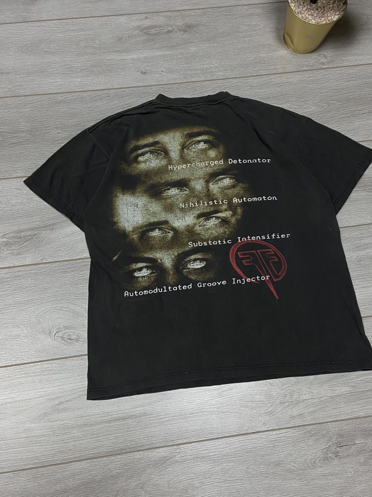 Band Tees Vintage Fear Factory obsolete 1998 tshirt distressed Size US L / EU 52-54 / 3 - 10 Thumbnail