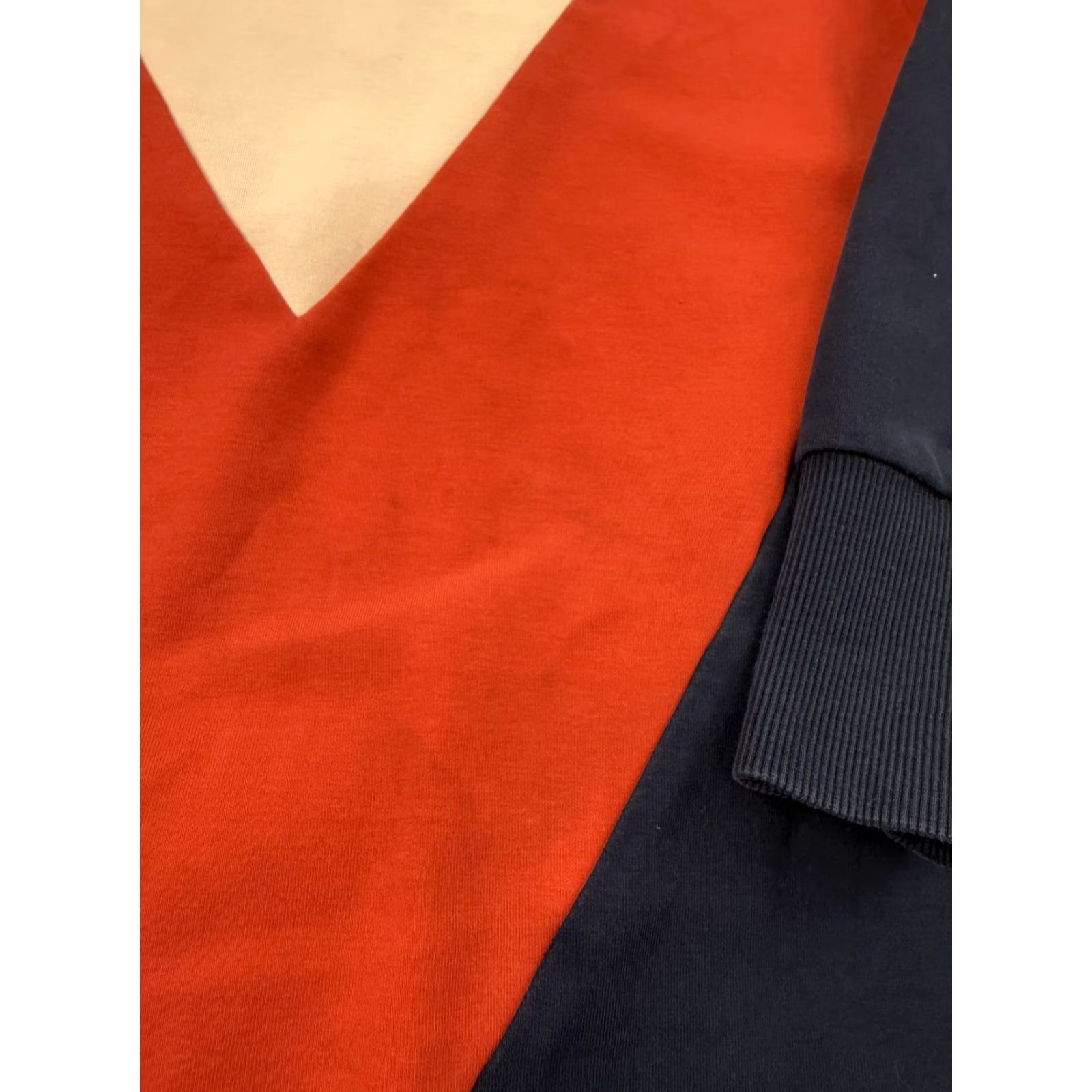 Scotch & Soda Scotch & Soda Dress Womens Small Colorblock Mock Neck Long Sleeve Sweatshirt Shift Casual Knits Multicolor Womens Small Pullover Size S / US 4 / IT 40 - 4 Thumbnail