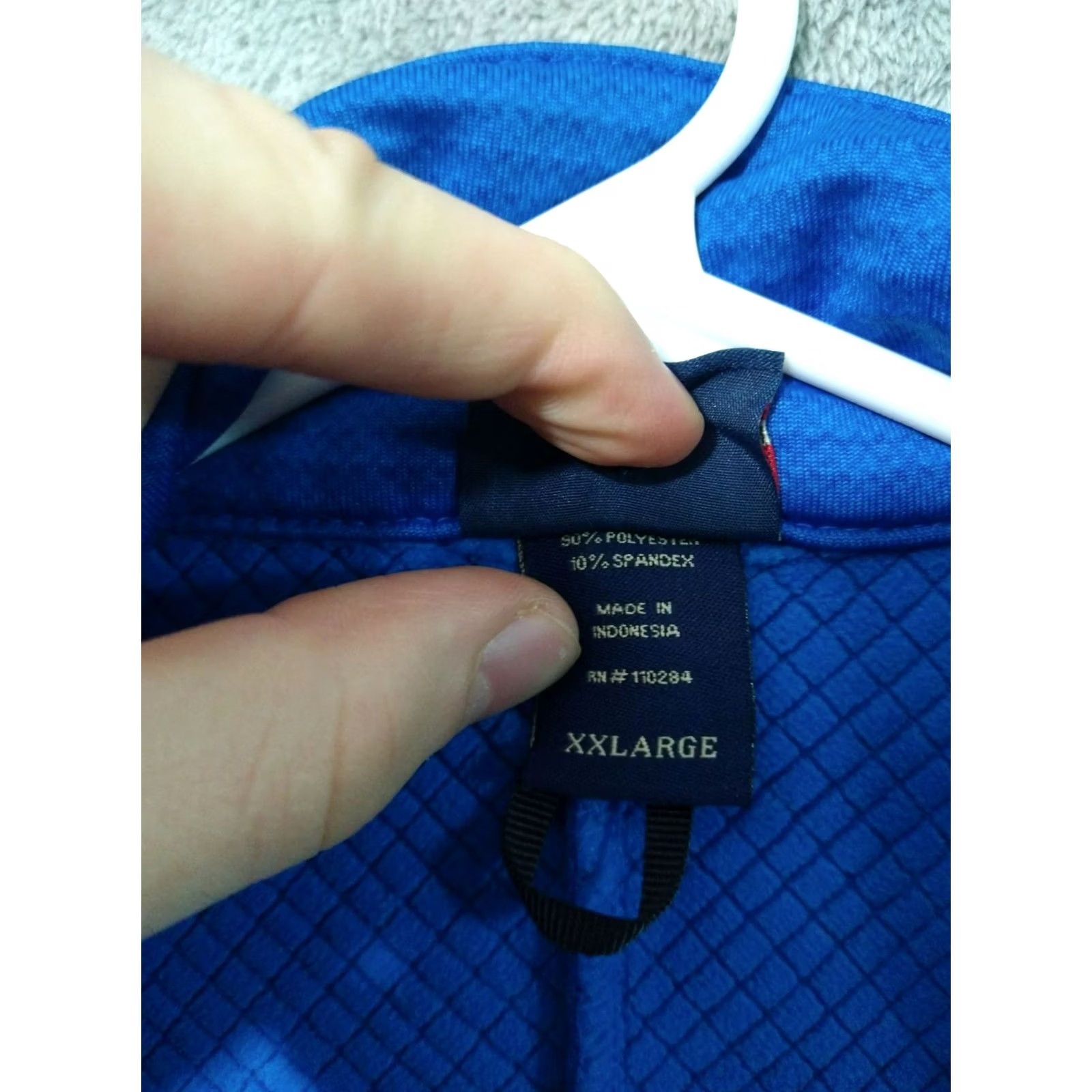 Bills Khakis Bills Khakis Vest Mens 2XL Blue Fleece Full Zip Pockets Quilted Casual Jacket Vest Size US XXL / EU 58 / 5 - 7 Thumbnail
