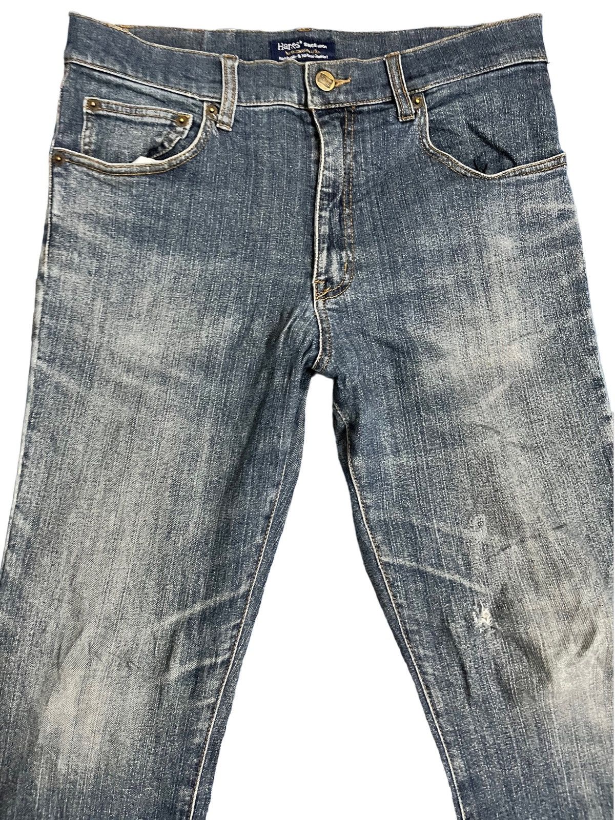 Hanes × Vintage Vintage Hanes Distressed Denim Size US 31 - 2 Thumbnail