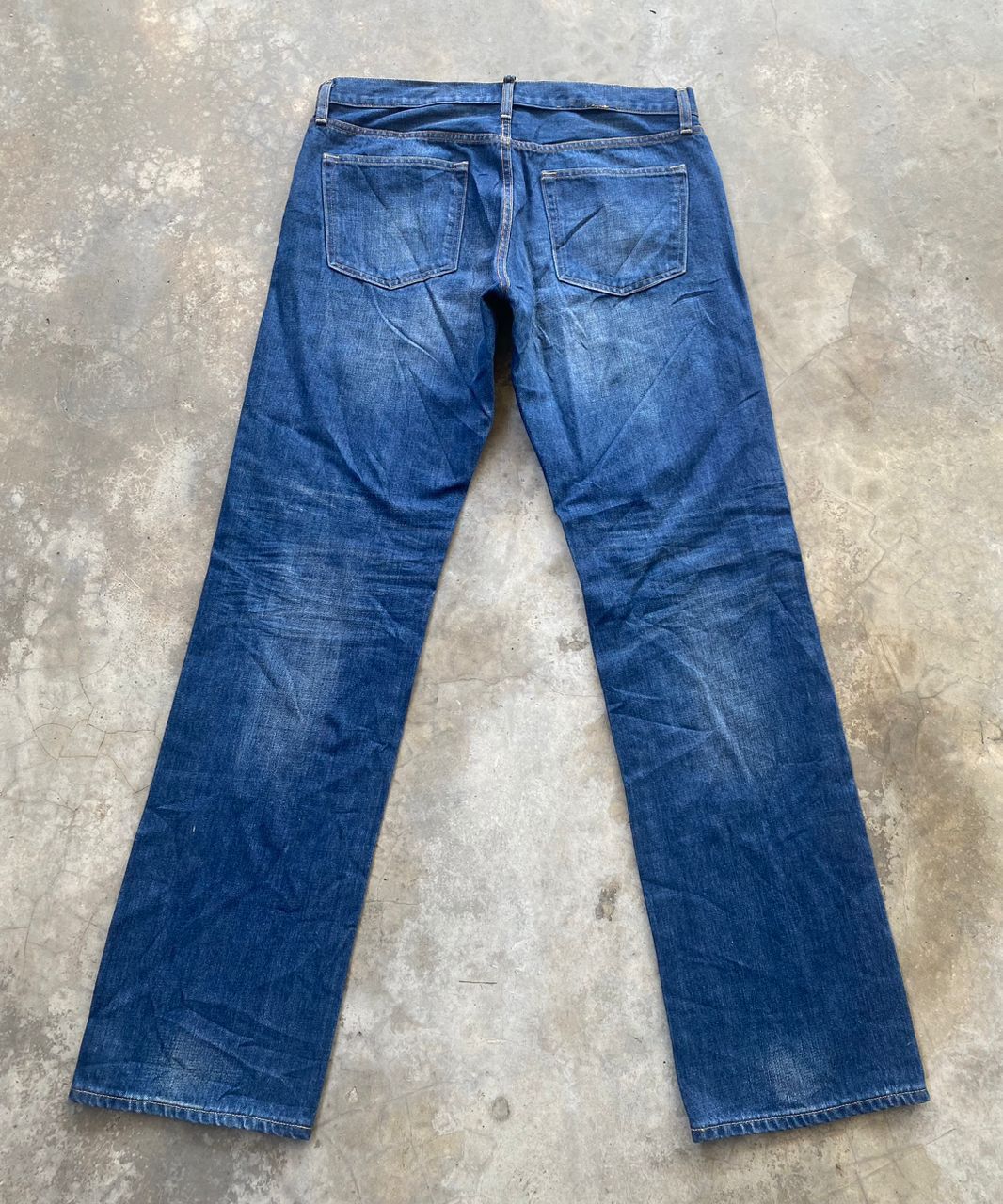 Japanese Brand 💥BEST OFFER💥VINTAGE UNIQLO JEANS FLARE DENIM Size US 36 / EU 52 - 2 Thumbnail