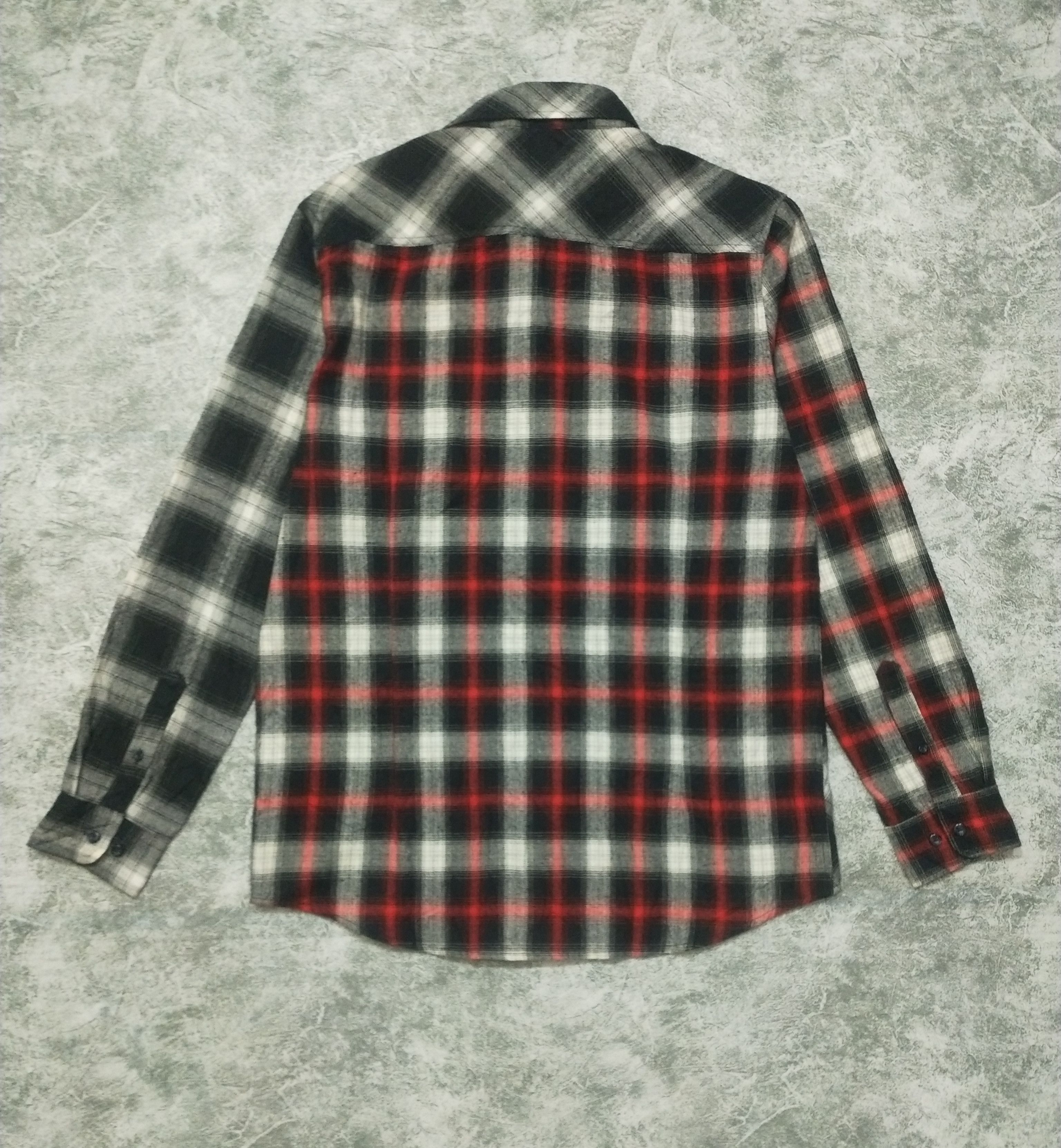 Japanese Brand 2000s Semantig Design Vintage Plaid Size US M / EU 48-50 / 2 - 2 Thumbnail