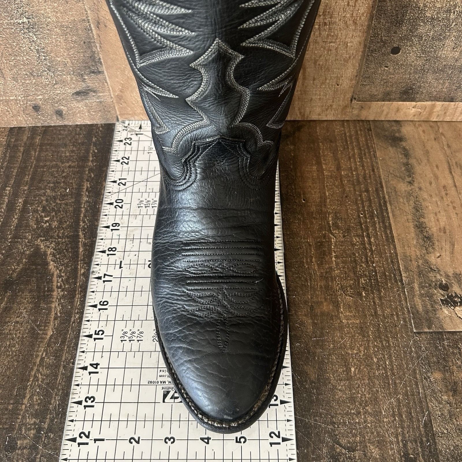 Larry Mahan Larry Mahan Vintage Bullhide Cowboy Boots Mens 11 B Size US 11 / EU 44 - 4 Thumbnail