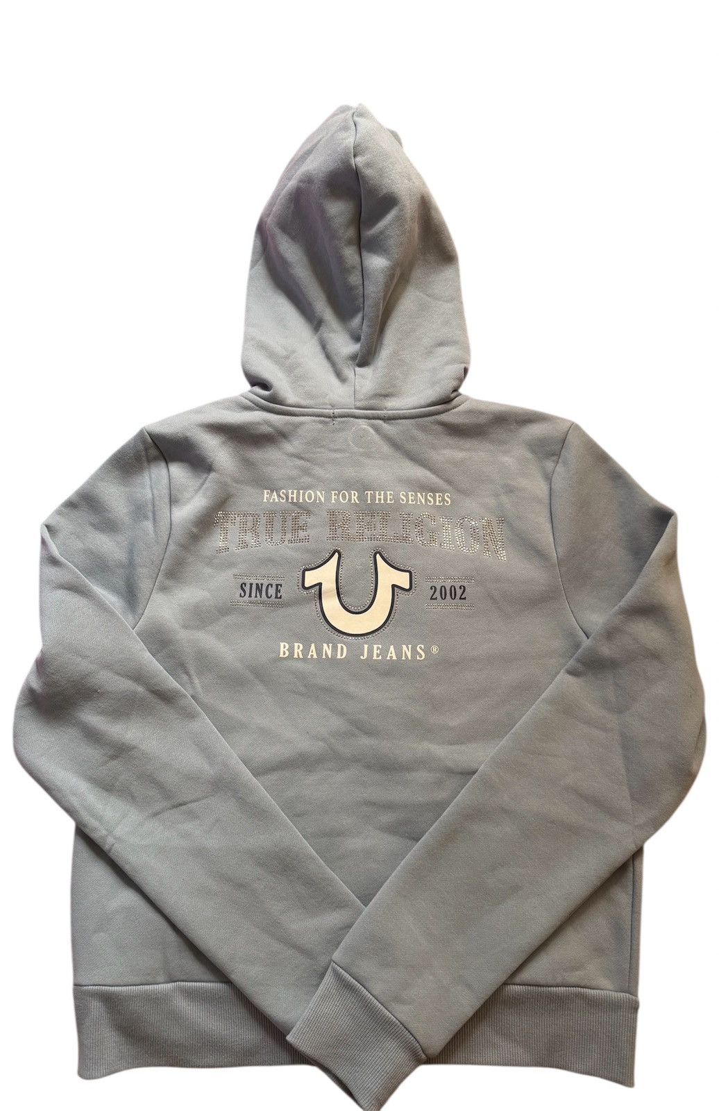 True Religion True religion Grey Melange Full-Zip Hoodie Size M / US 6-8 / IT 42-44 - 2 Thumbnail