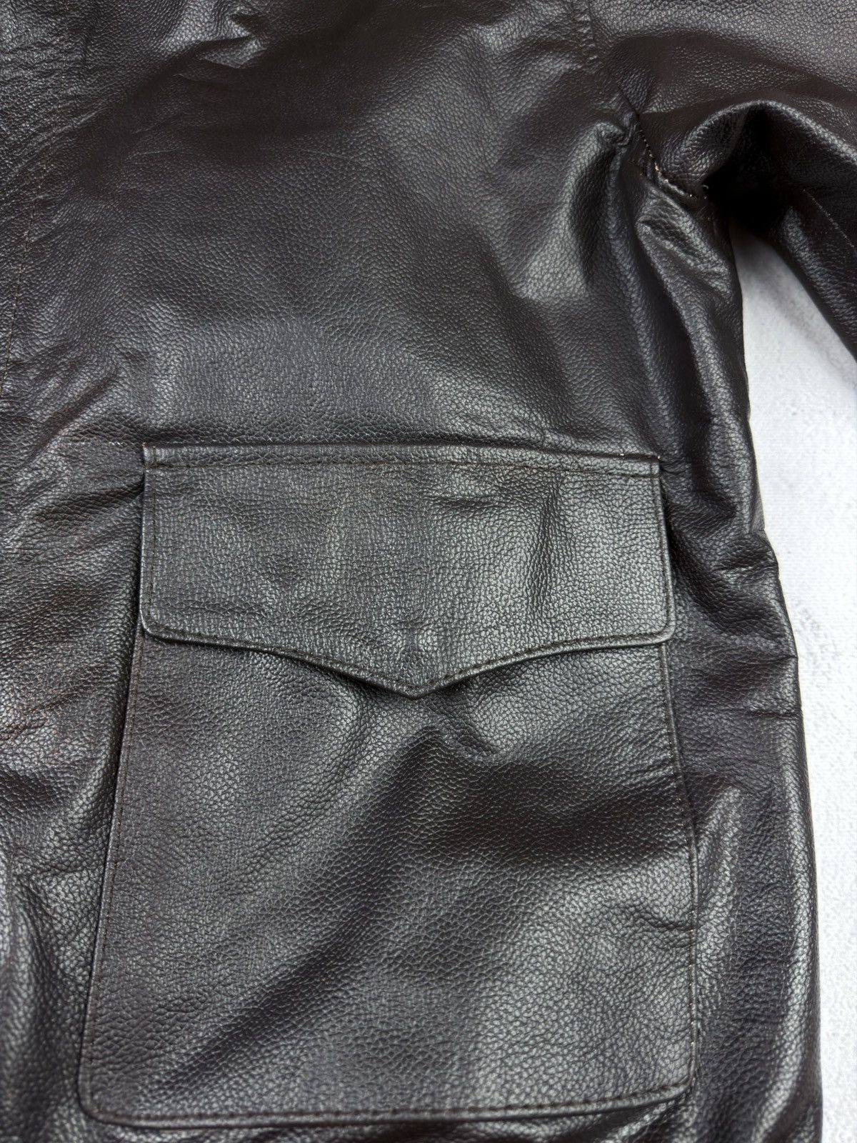 Vintage Chris Redfield Resident Evil Jacket A2 Flight Brown Bomber Size US XXL / EU 58 / 5 - 5 Thumbnail
