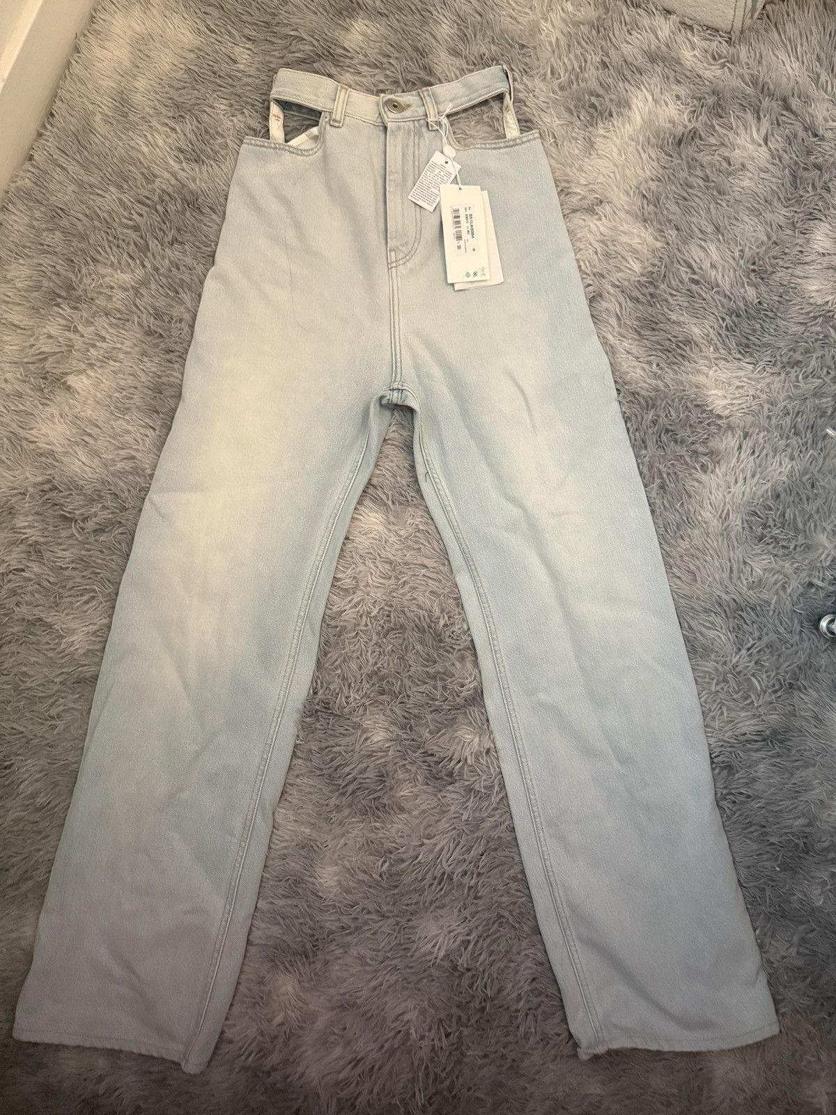 Maison Margiela Décortiqué wide-leg jeans Size 25" / US 0 / IT 36 - 4 Thumbnail