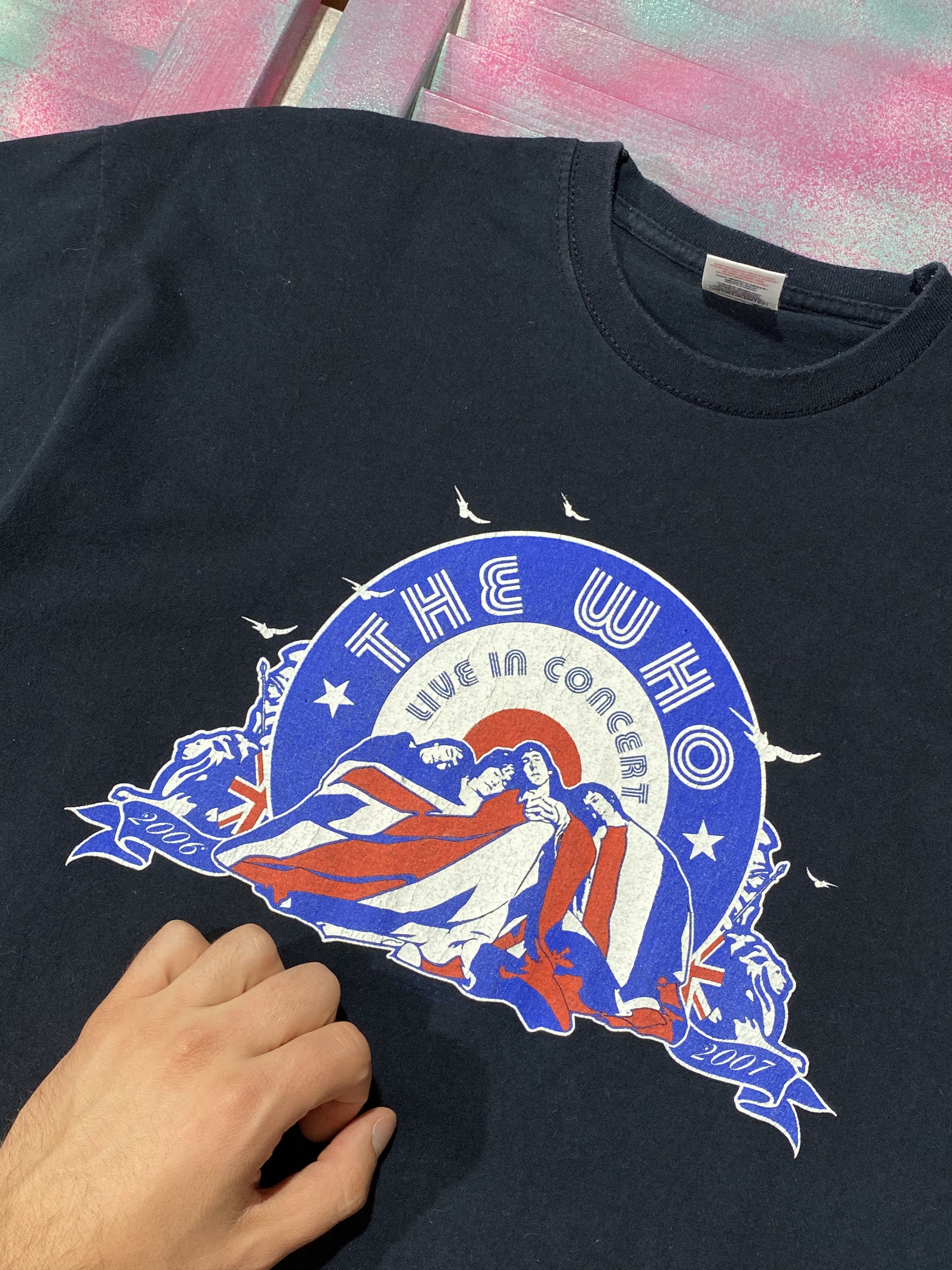 Band Tees Vintage Y2K THE WHO Live in concert promo t-shirt Size US M / EU 48-50 / 2 - 6 Thumbnail