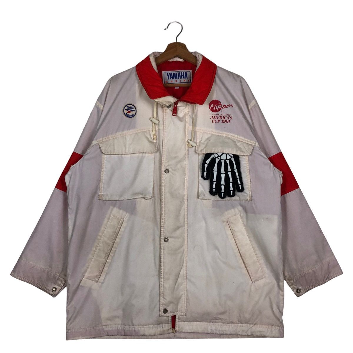 Japanese Brand 🔥1991 AMERICA’S CUP YAMAHA NIPPON CHALLENGE SURVIVAL JACKET Size US L / EU 52-54 / 3 - 2 Thumbnail