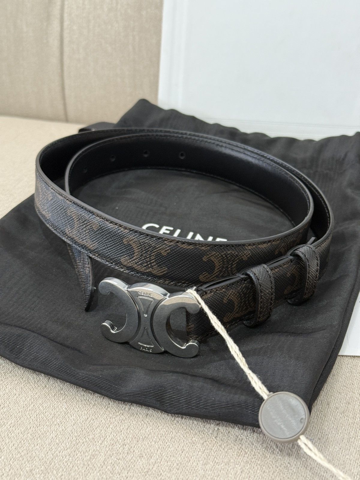 Celine Celine Triomphe Belt Size ONE SIZE - 4 Thumbnail
